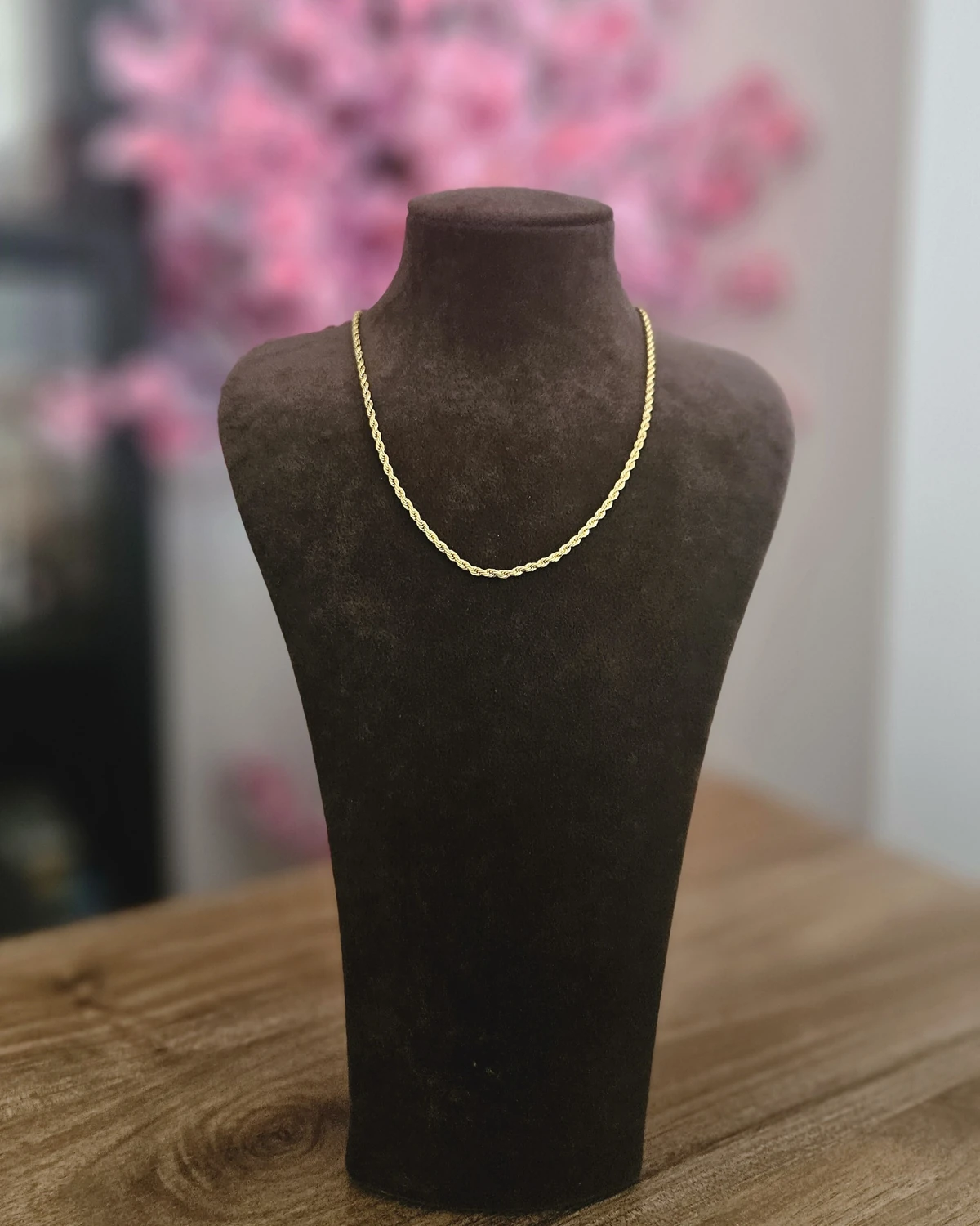 Twist Charm - İnce Burgu Zincir Kolye