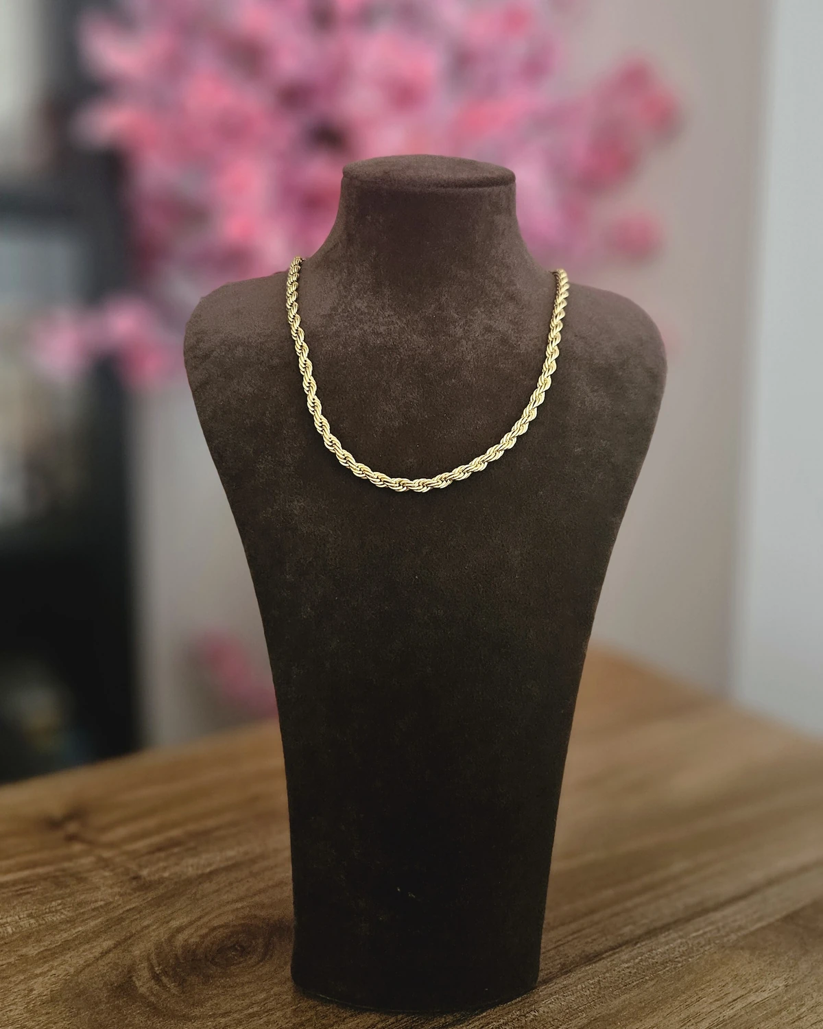 Bold Rope - Kalın Burgu Zincir Kolye