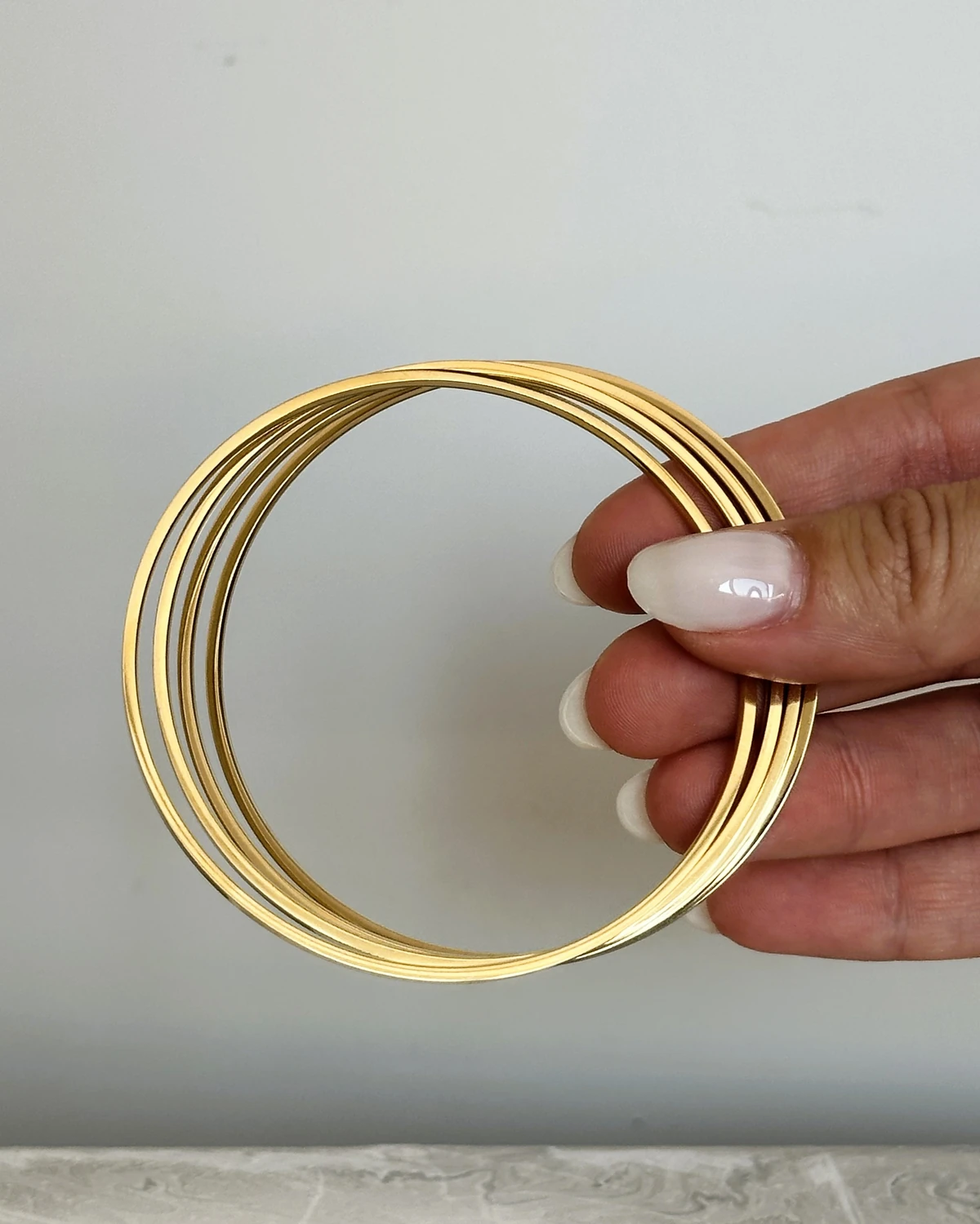 Timeless Bangles – 4’lü Altın Renk Bileklik Seti