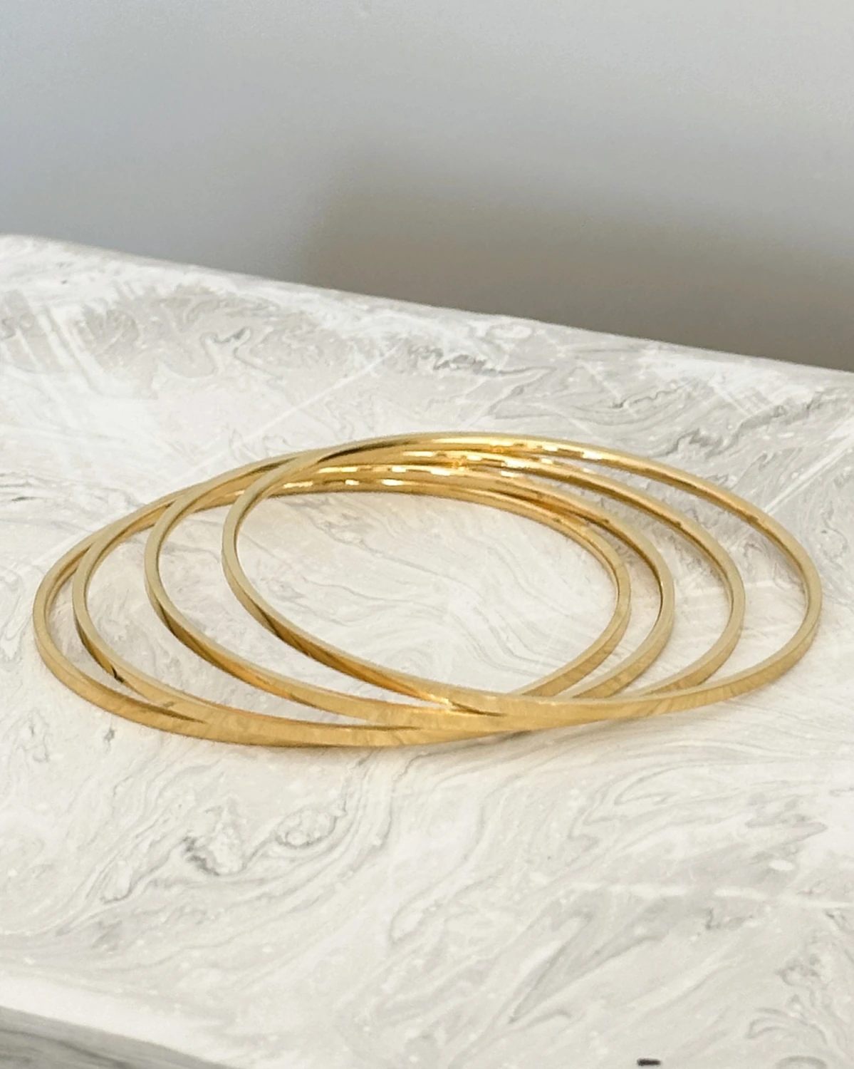 Timeless Bangles – 4’lü Altın Renk Bileklik Seti