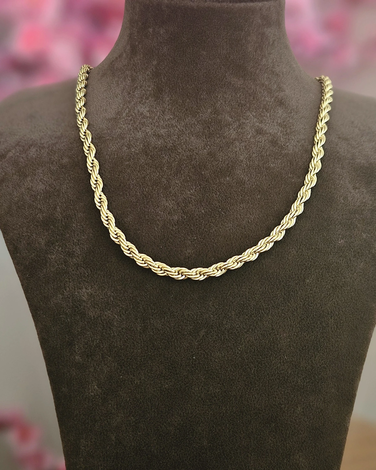 Bold Rope - Kalın Burgu Zincir Kolye