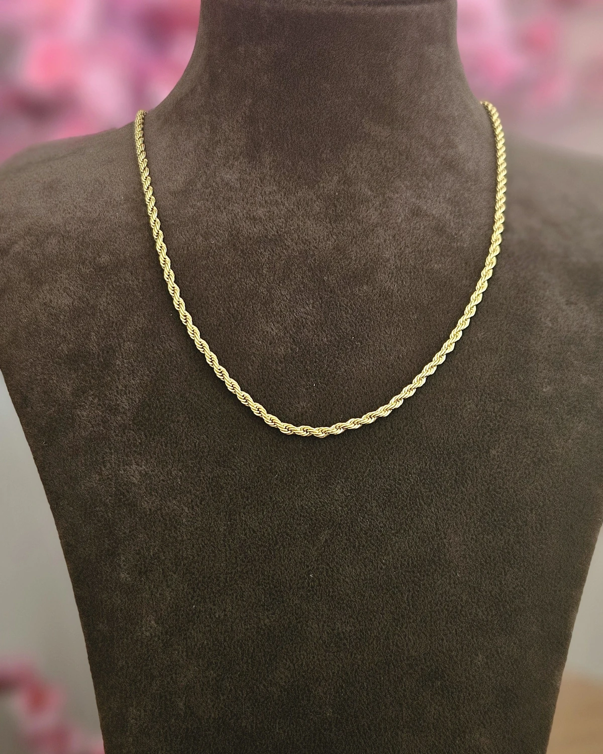 Twist Charm - İnce Burgu Zincir Kolye