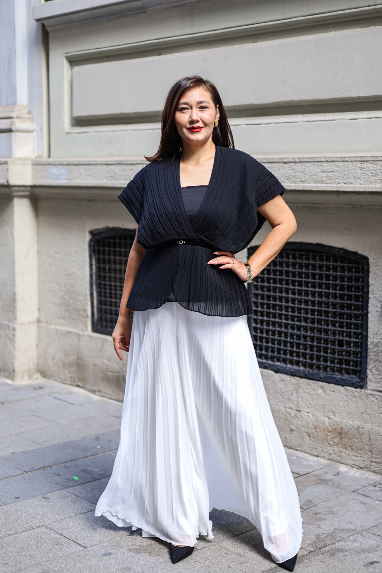 Şifon Taşlı Tulum Abiye Piliseli Takım - 9032