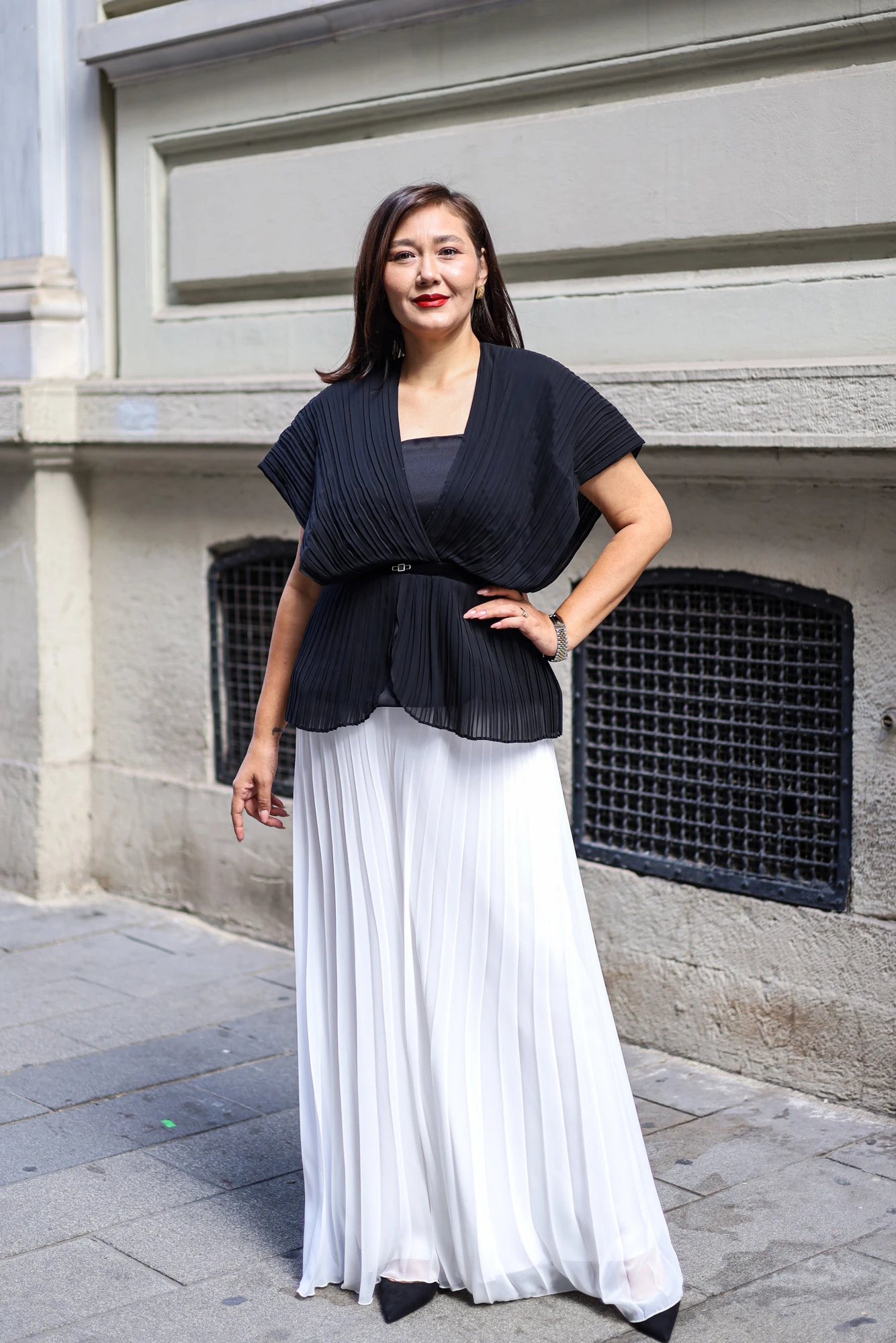 Şifon Taşlı Tulum Abiye Piliseli Takım - 9032