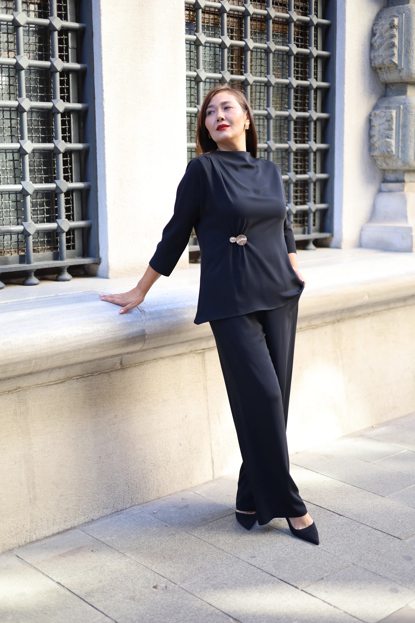 Tokalı Saten İkili Takım 3269