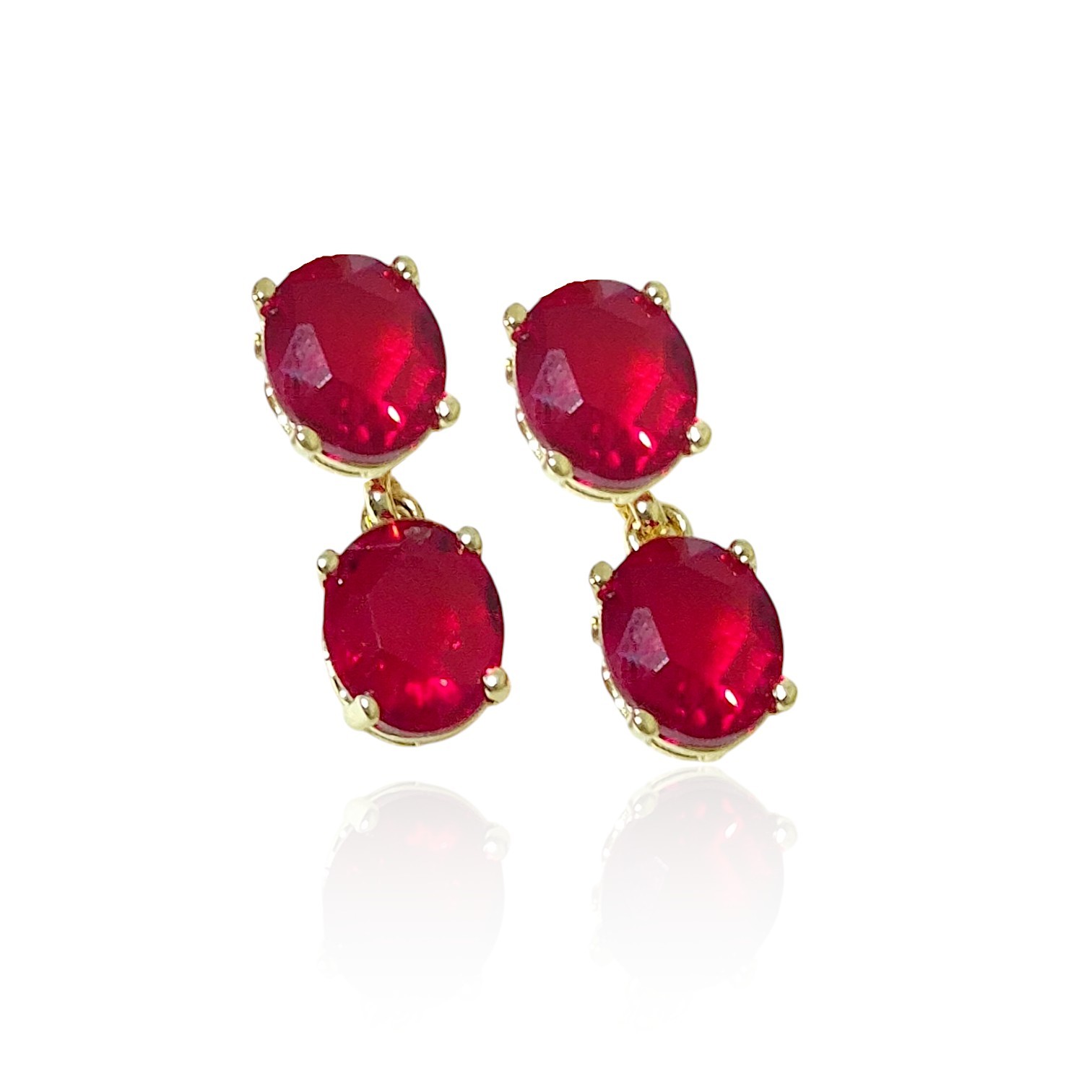 Gold Plated Zircon  Stone Set