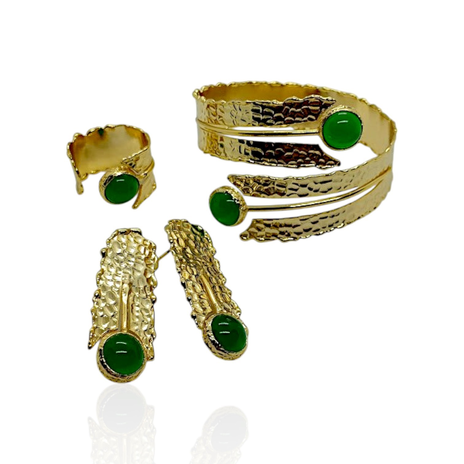 Altın Kaplamalı  Lale Model Set