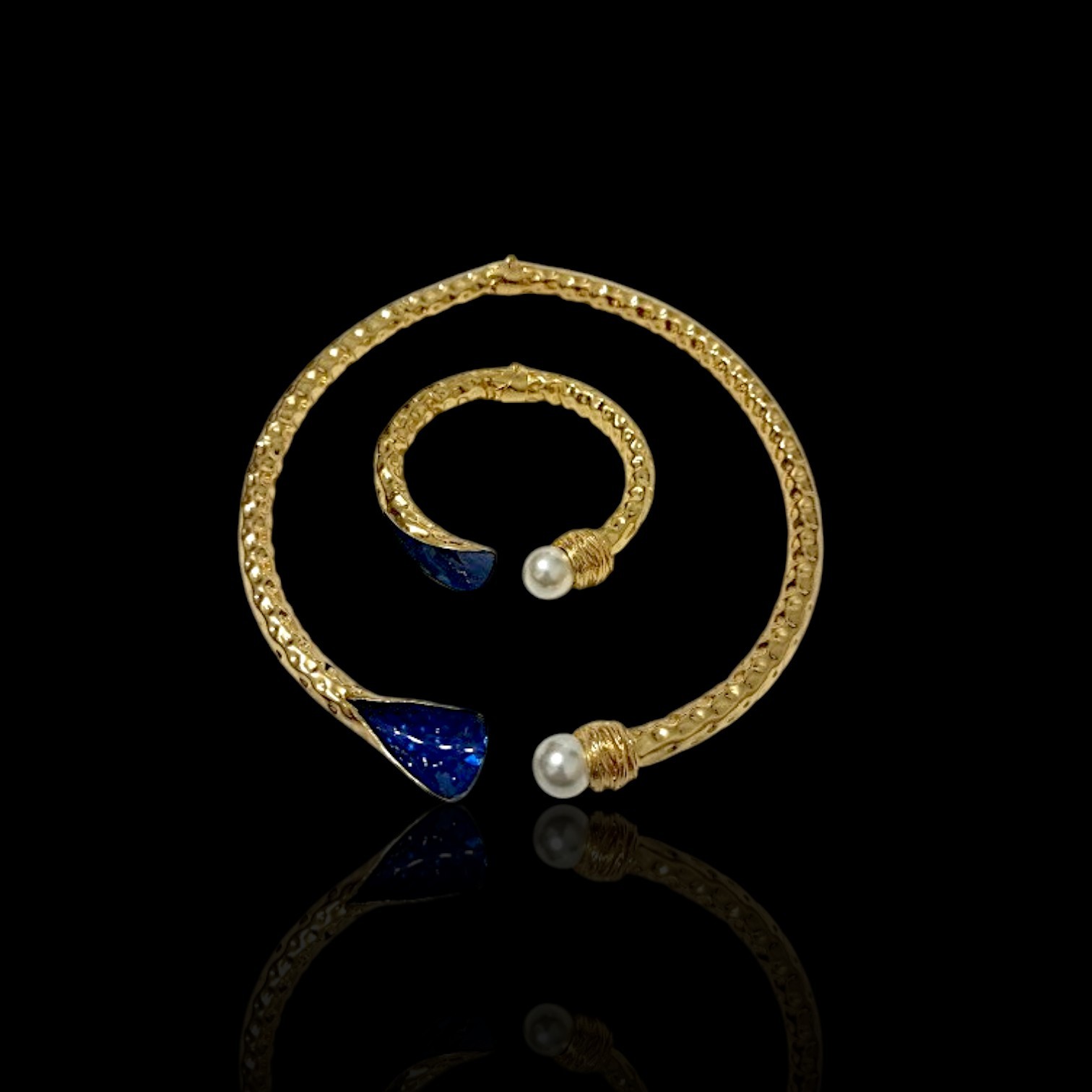 Majestic Serpent Set  - Lacivert.