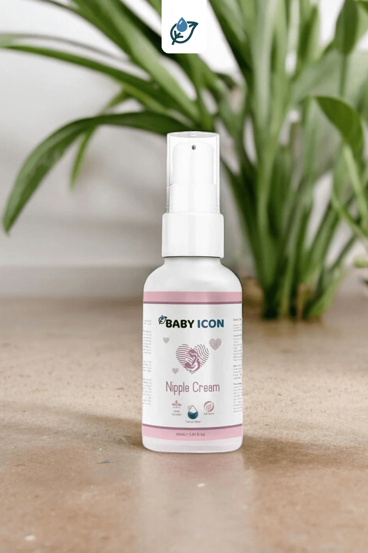 Baby Icon Organik Vegan Göğüs Ucu Kremi 30 ml