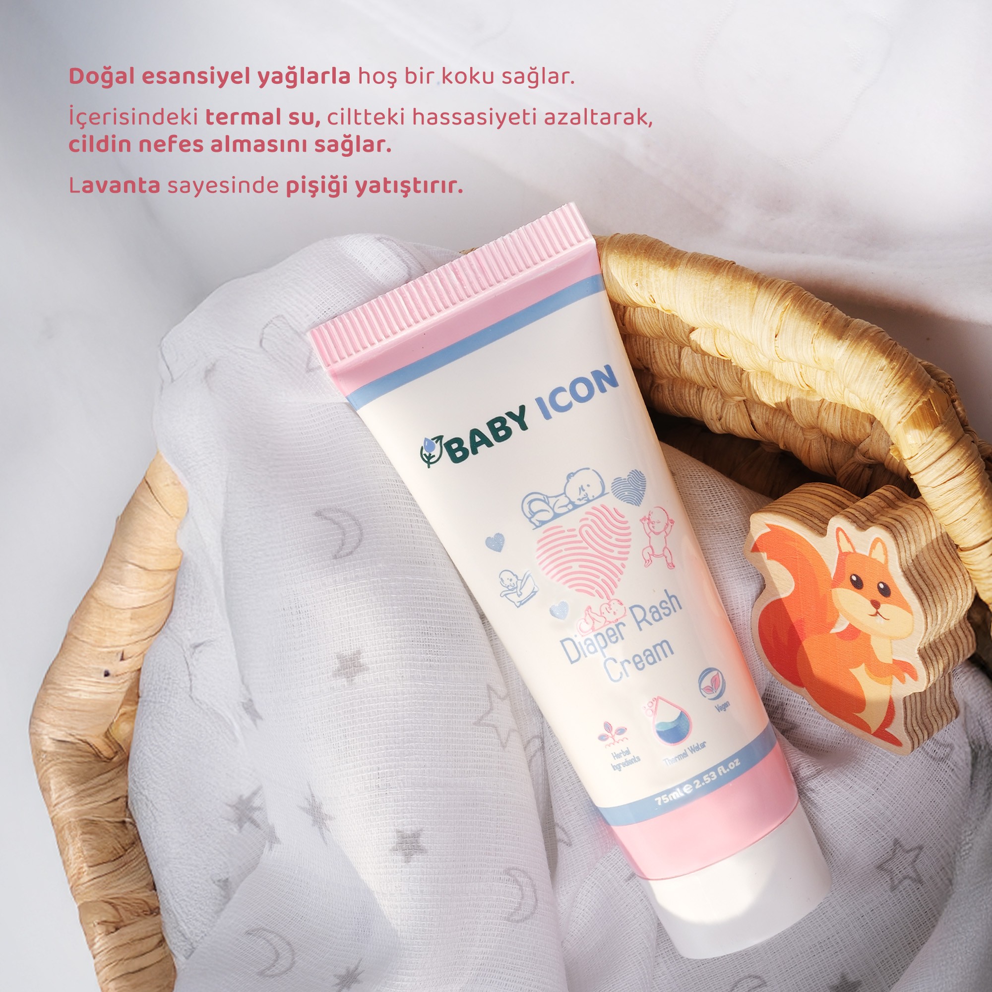 Organik Vegan Pişik Önleyici ve Onarıcı Krem