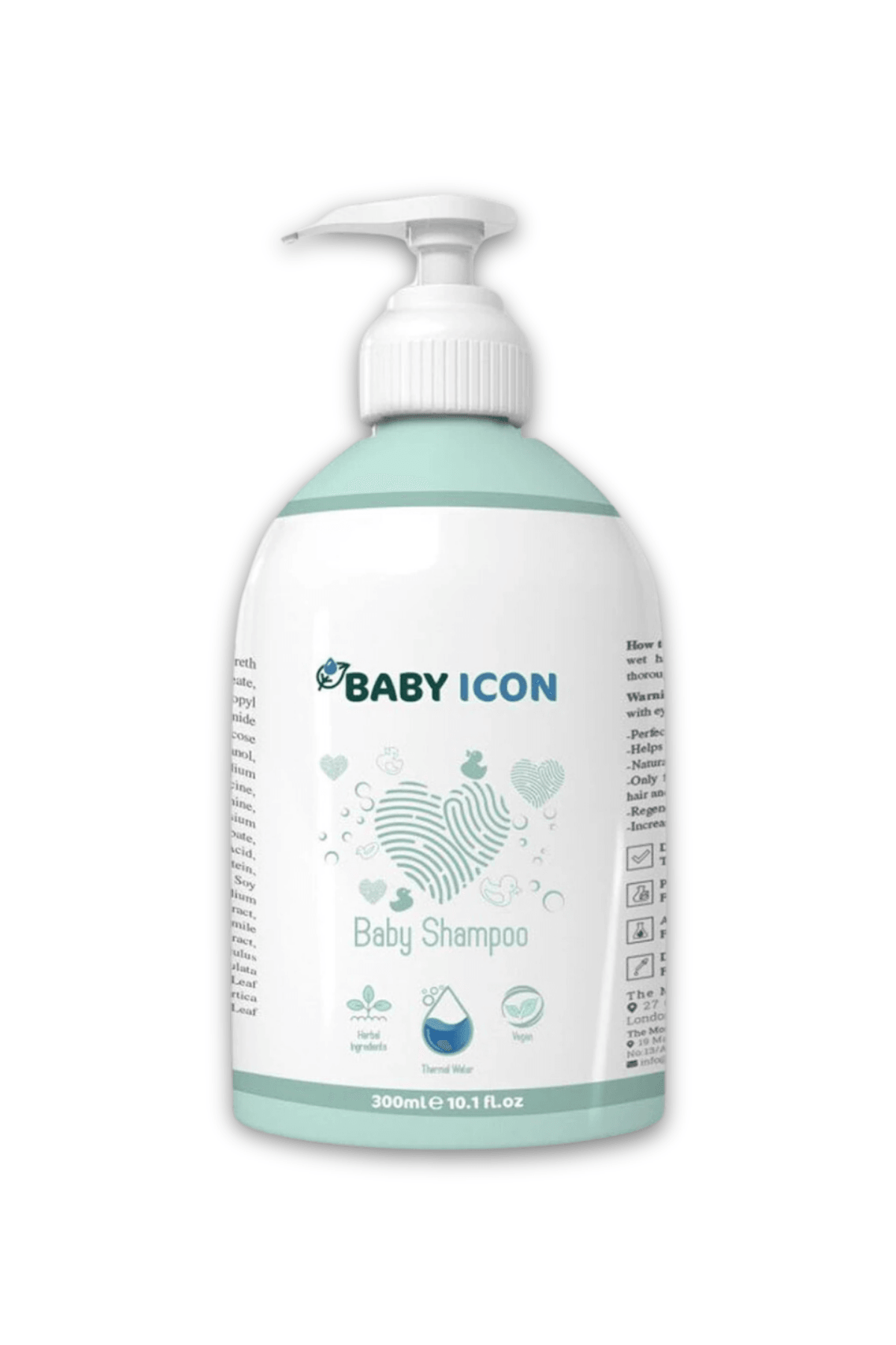 Baby Icon Organik Vegan Saç ve Vücut Bebek Şampuanı 300 ml