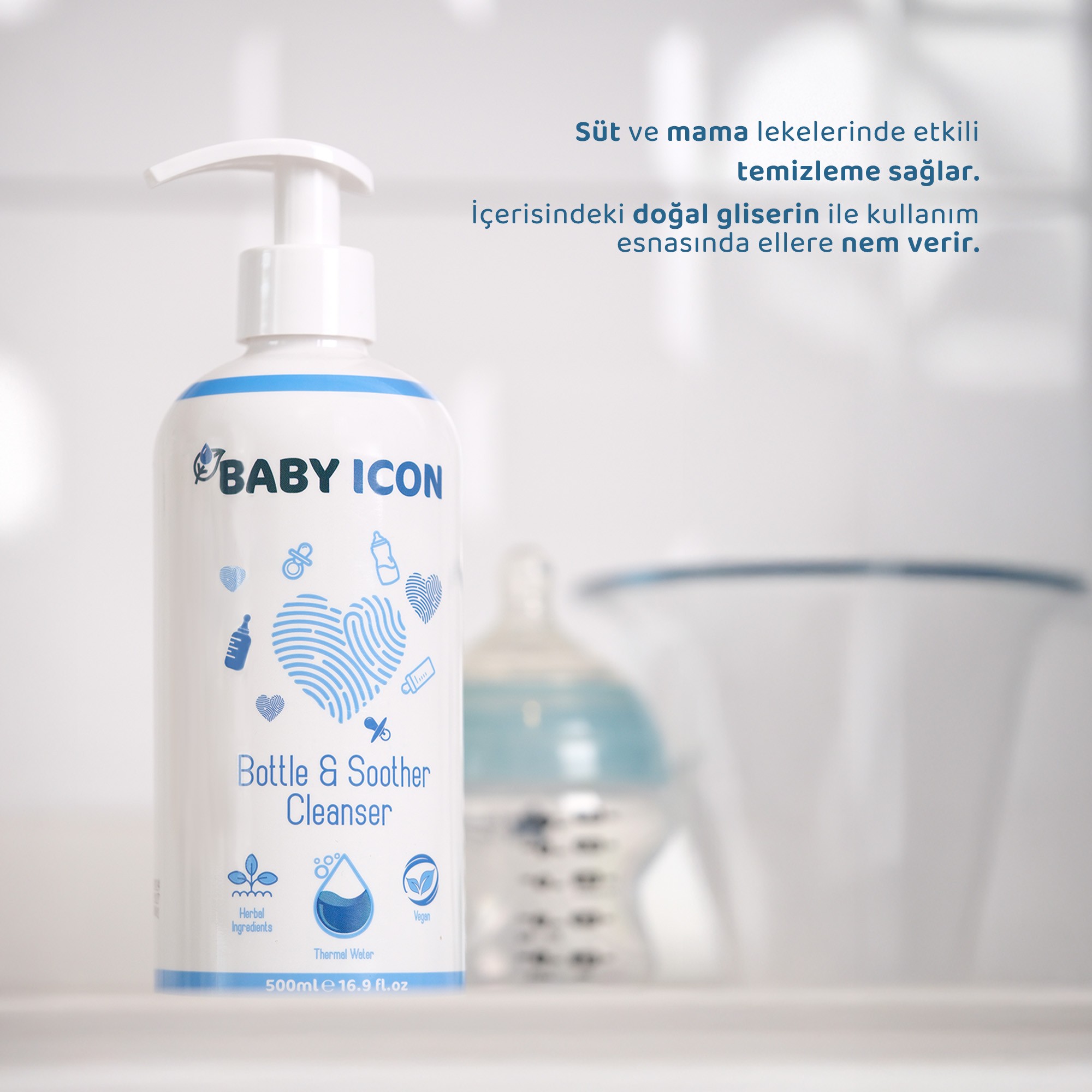 Organik Vegan Emzik ve Biberon Temizleyici