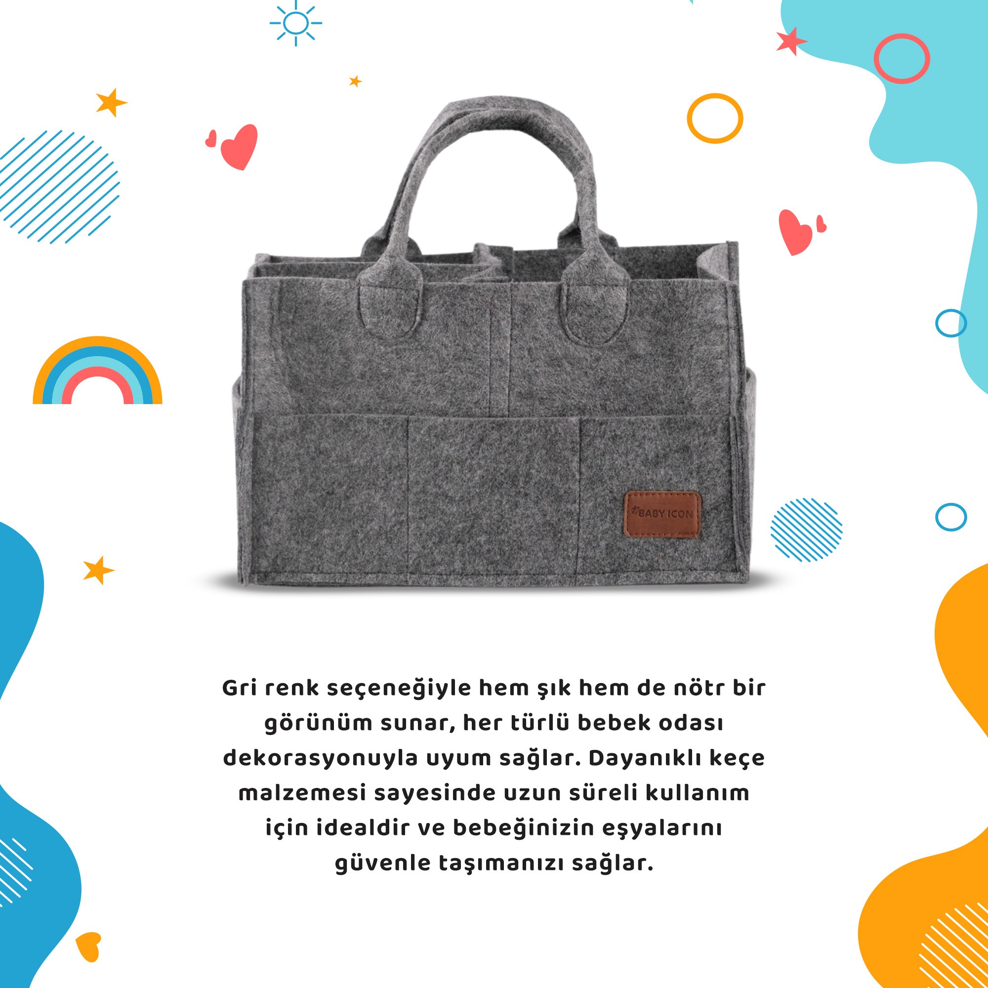Organizer Keçe Çanta