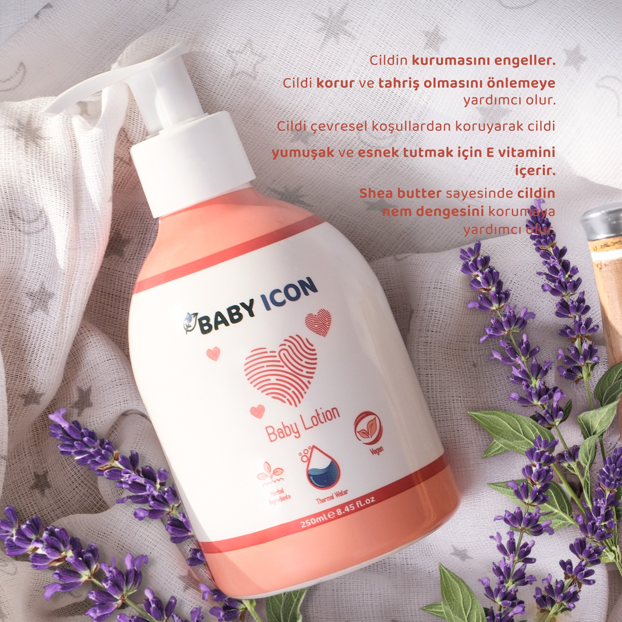 Organik Vegan Nemlendirici Yüz ve Vücut Bebek Losyonu