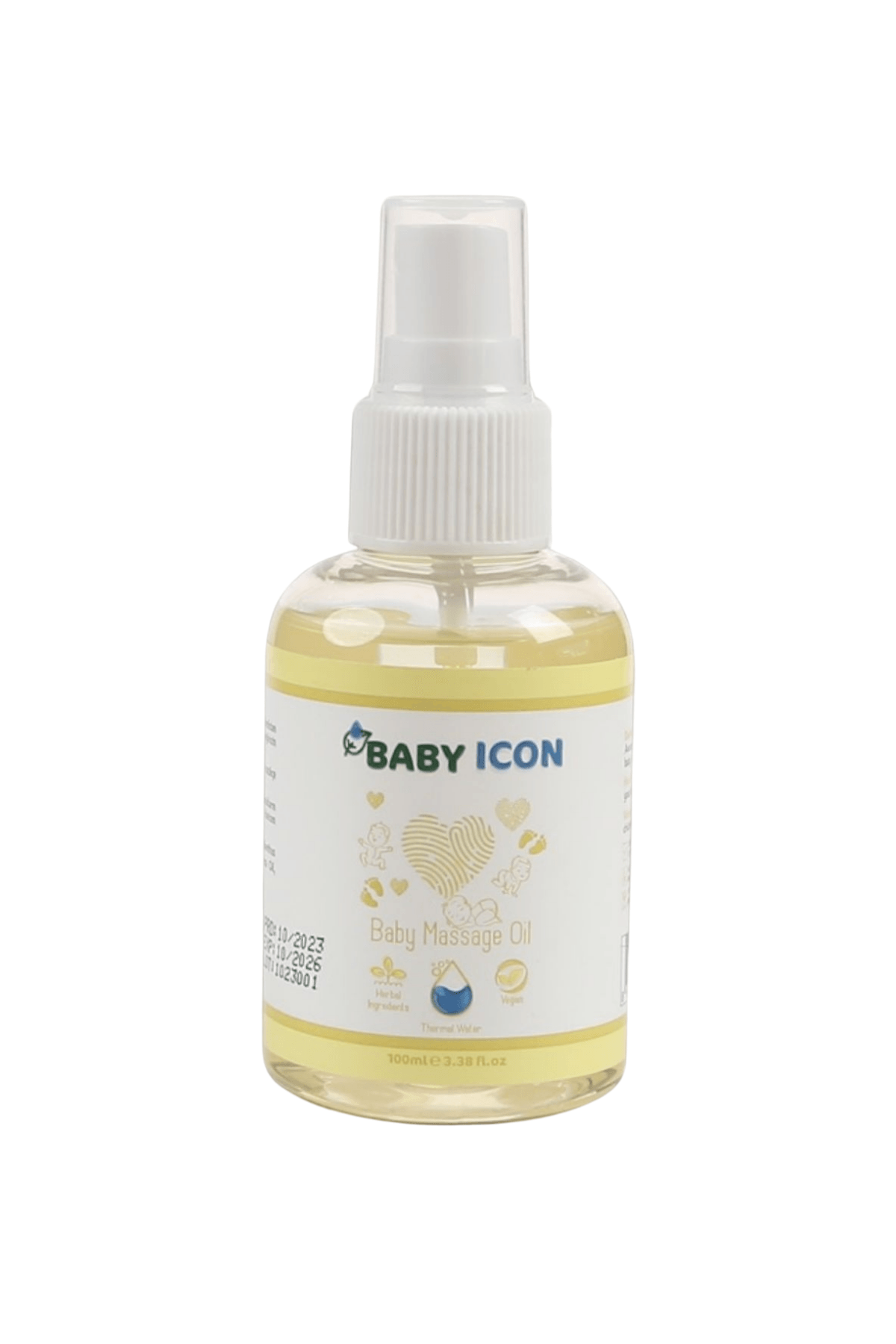 Baby Icon Organik Vegan Bebek Masaj Yağı 100 ml