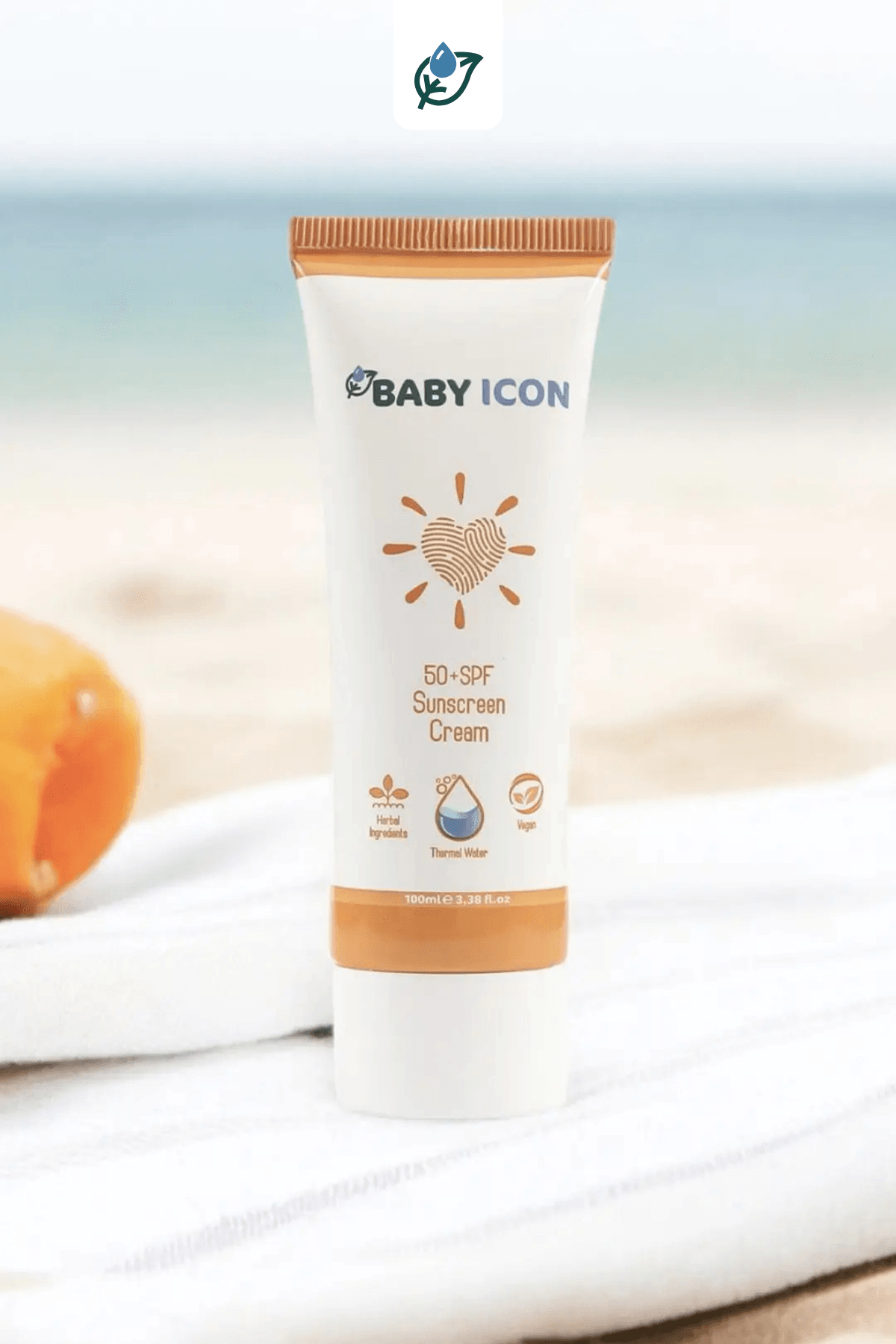 Baby Icon Organik Vegan SFP50+ Güneş Kremi 100 ml