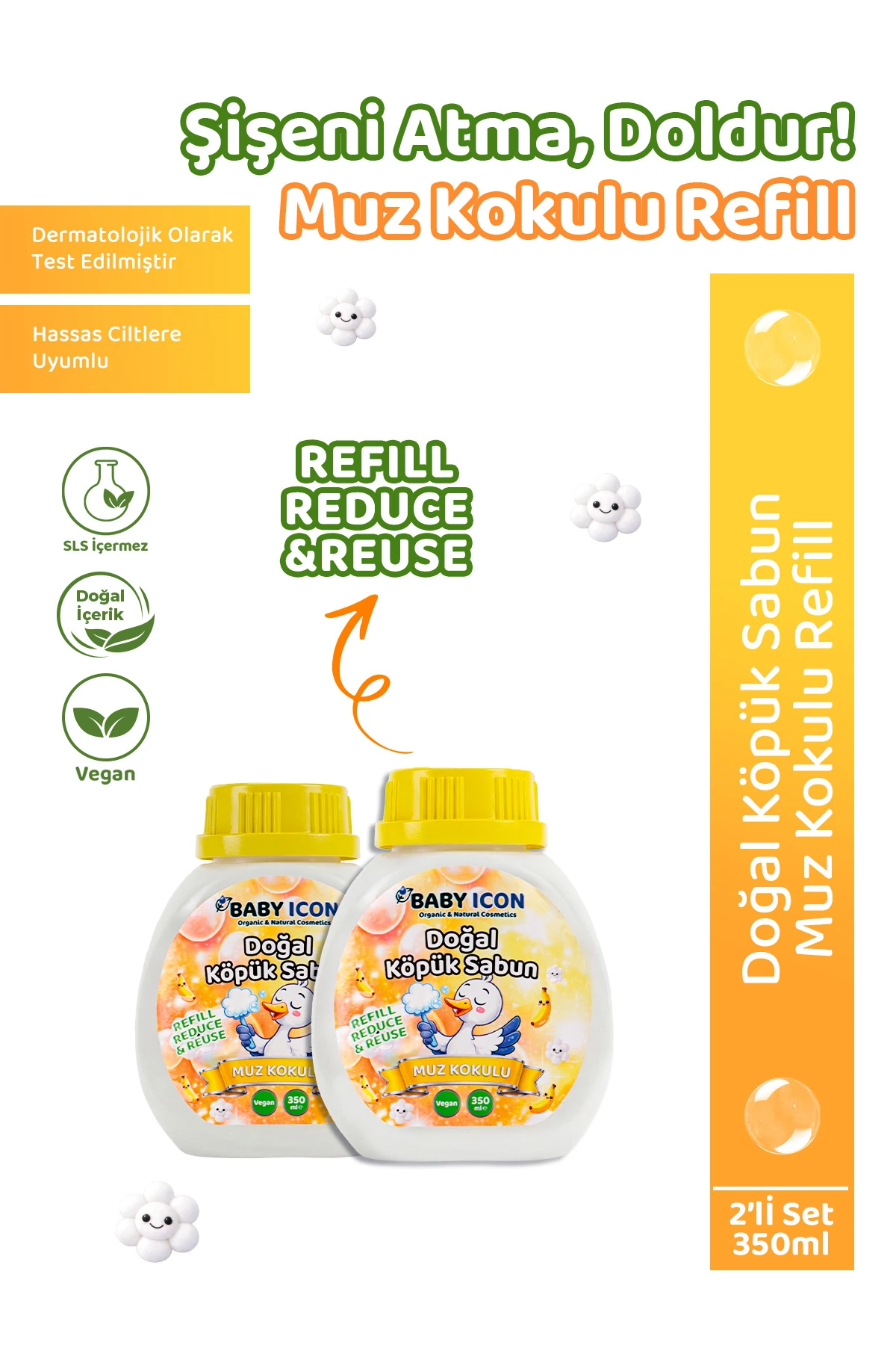 Organik Vegan SFP50+ Güneş Kremi - Baby Icon