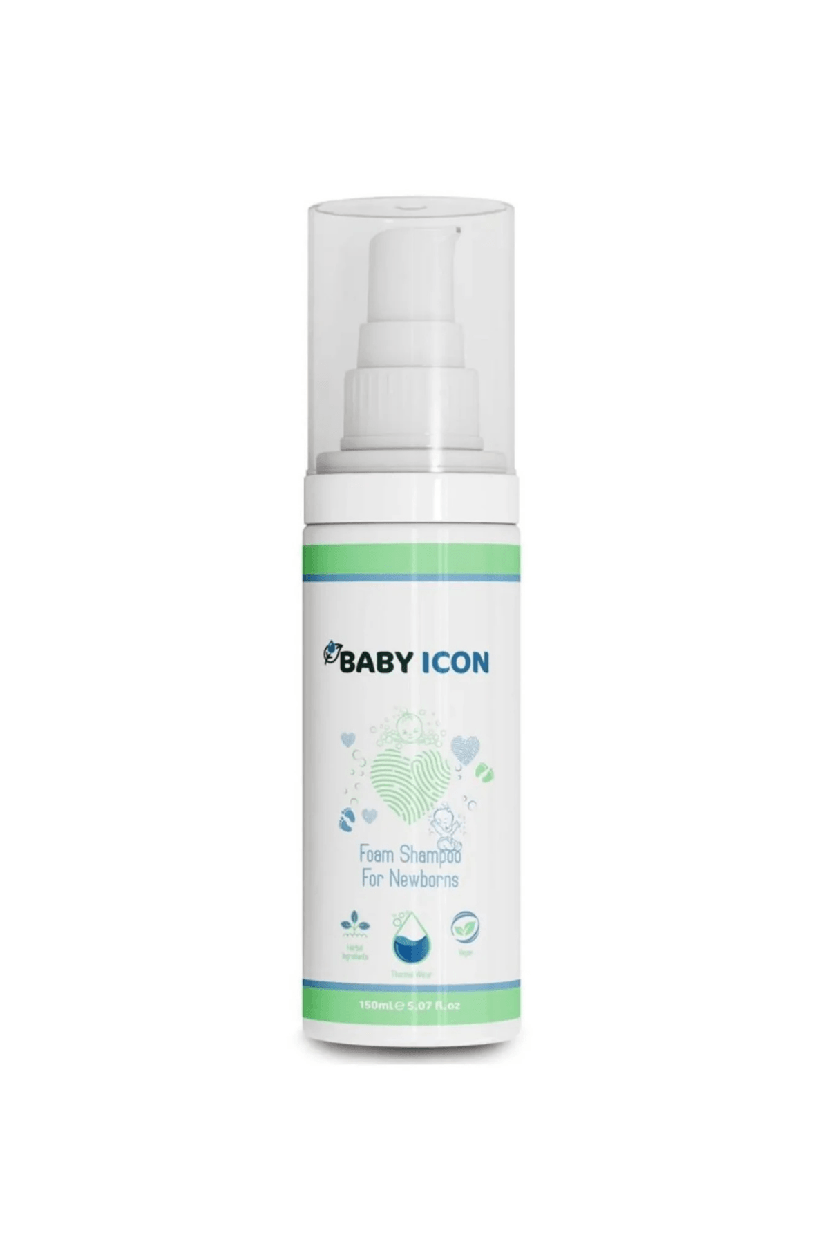 Baby Icon Organik Vegan Yenidoğan Köpük Şampuan 150 ml