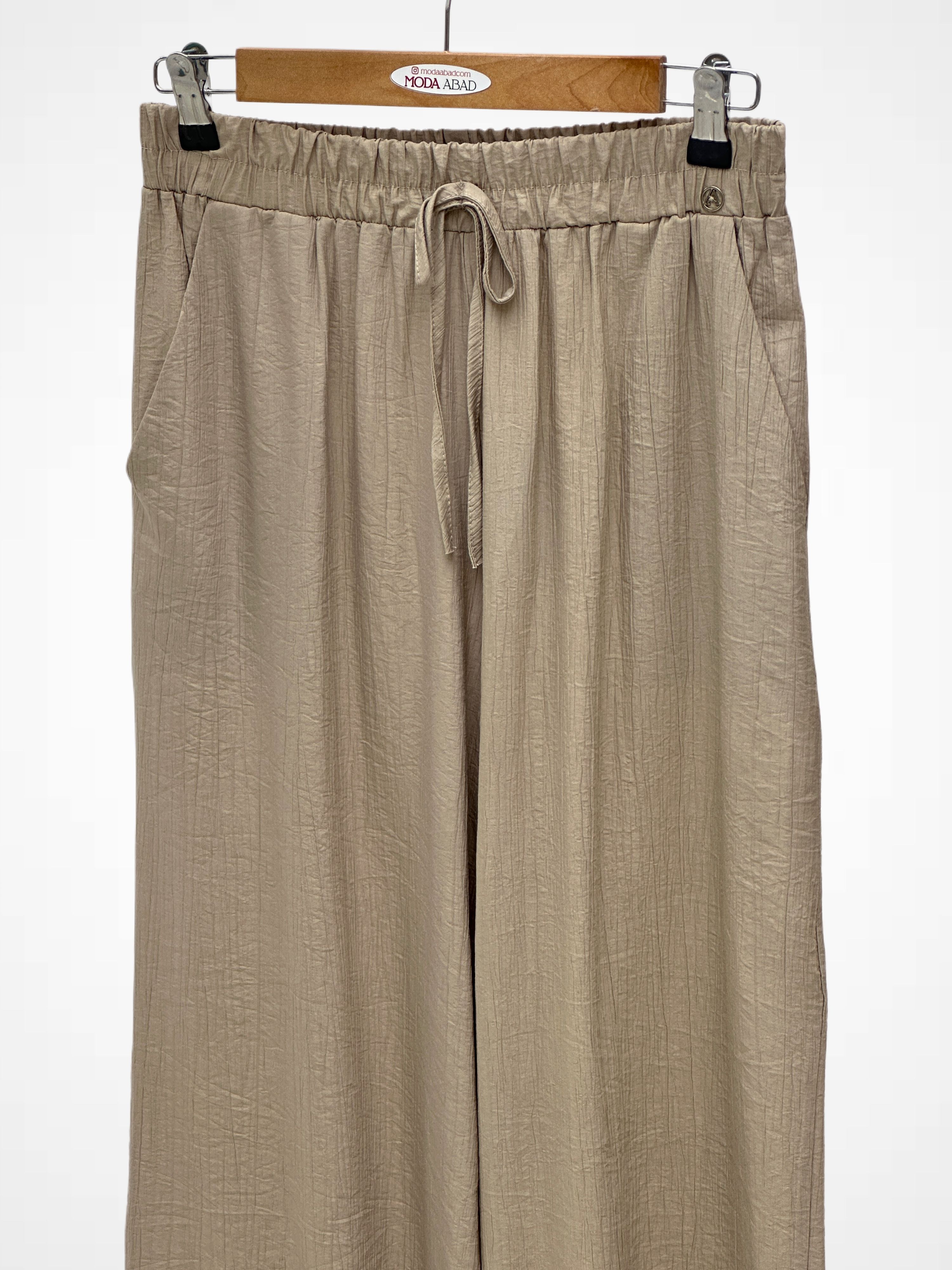 Amine Trend Beli Lastikli Pantolon 25YT209
