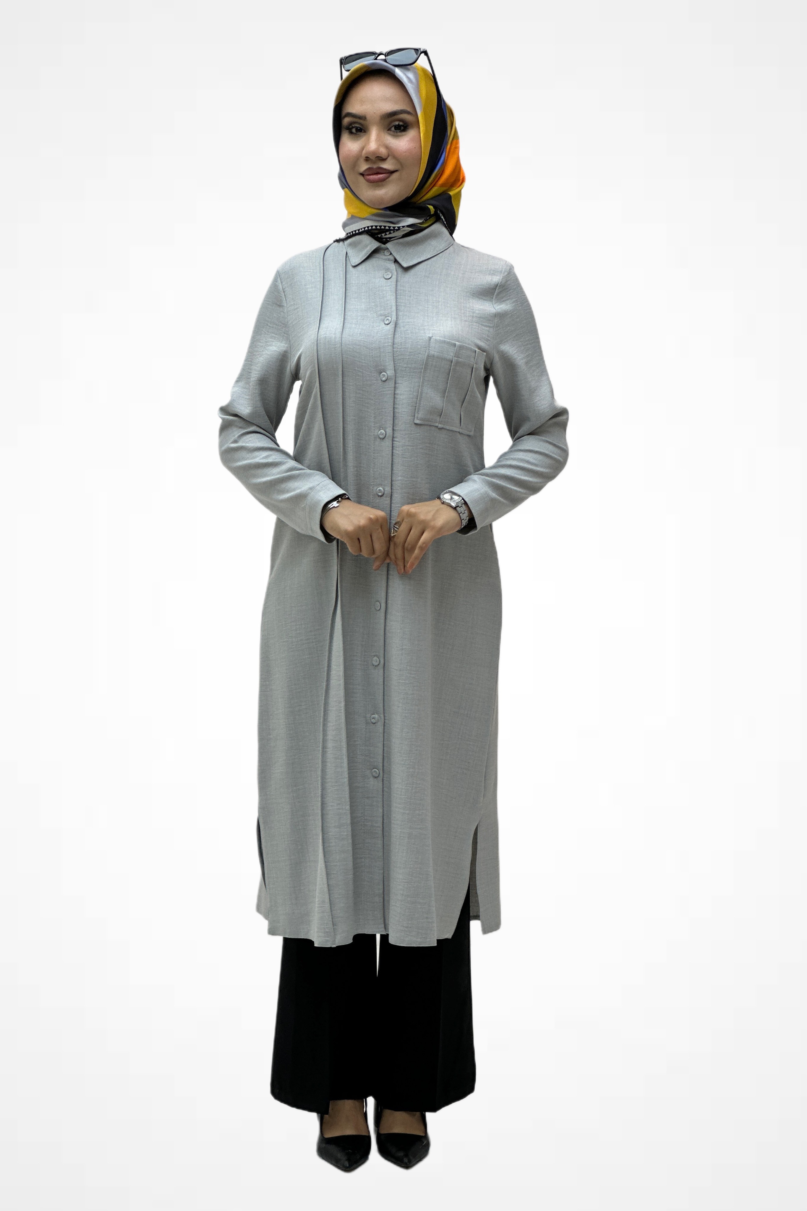 Nervürlü Tunik 2908