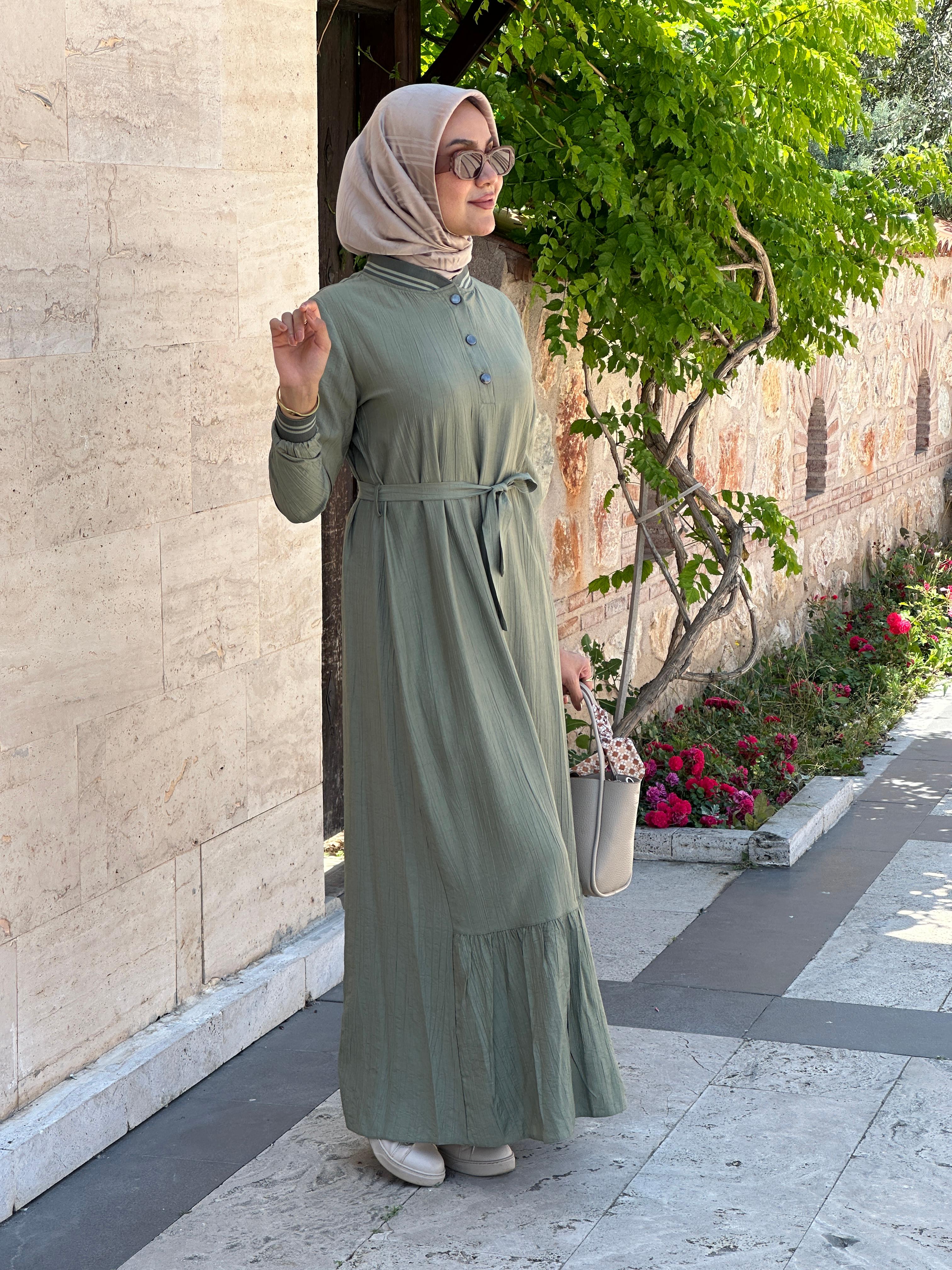 Ribanalı Elbise 2122