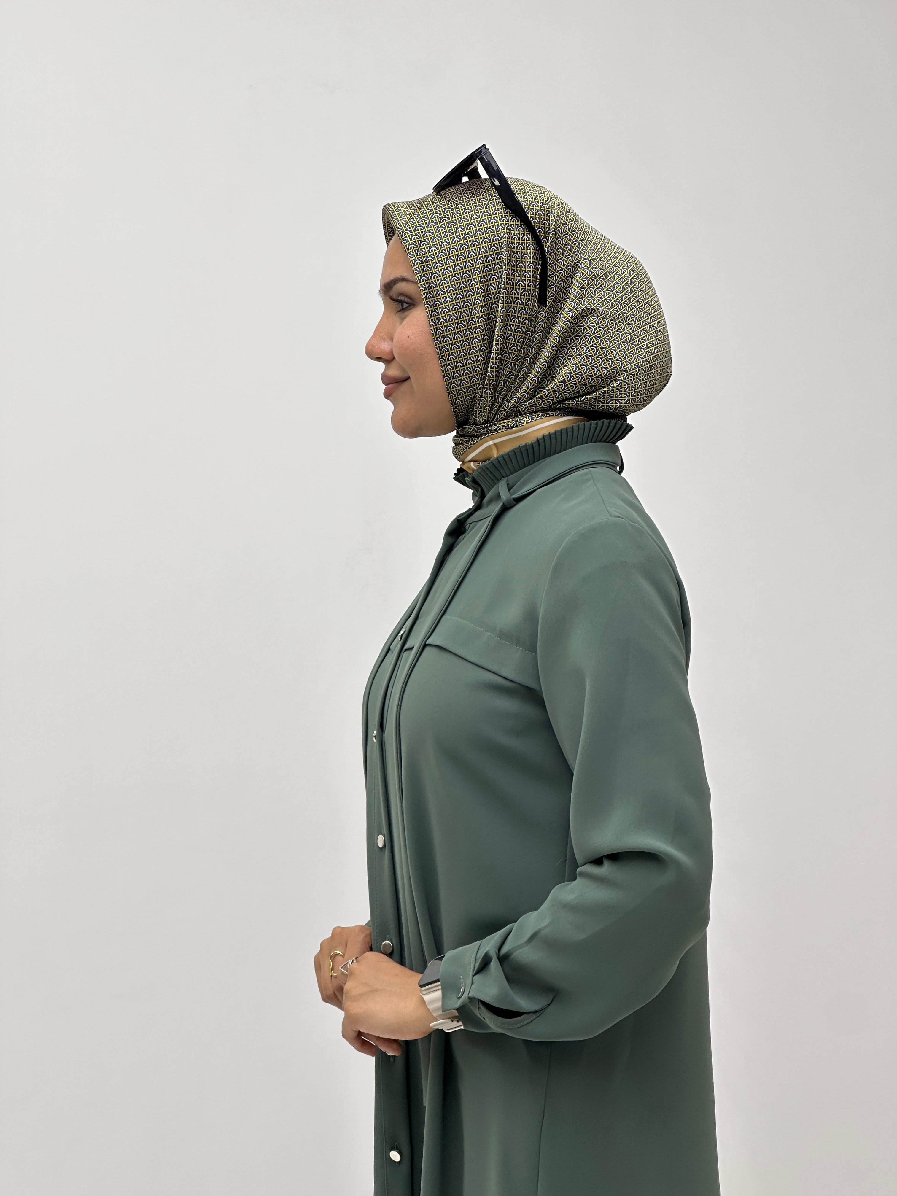 Yaka Piliseli Tunik A4899