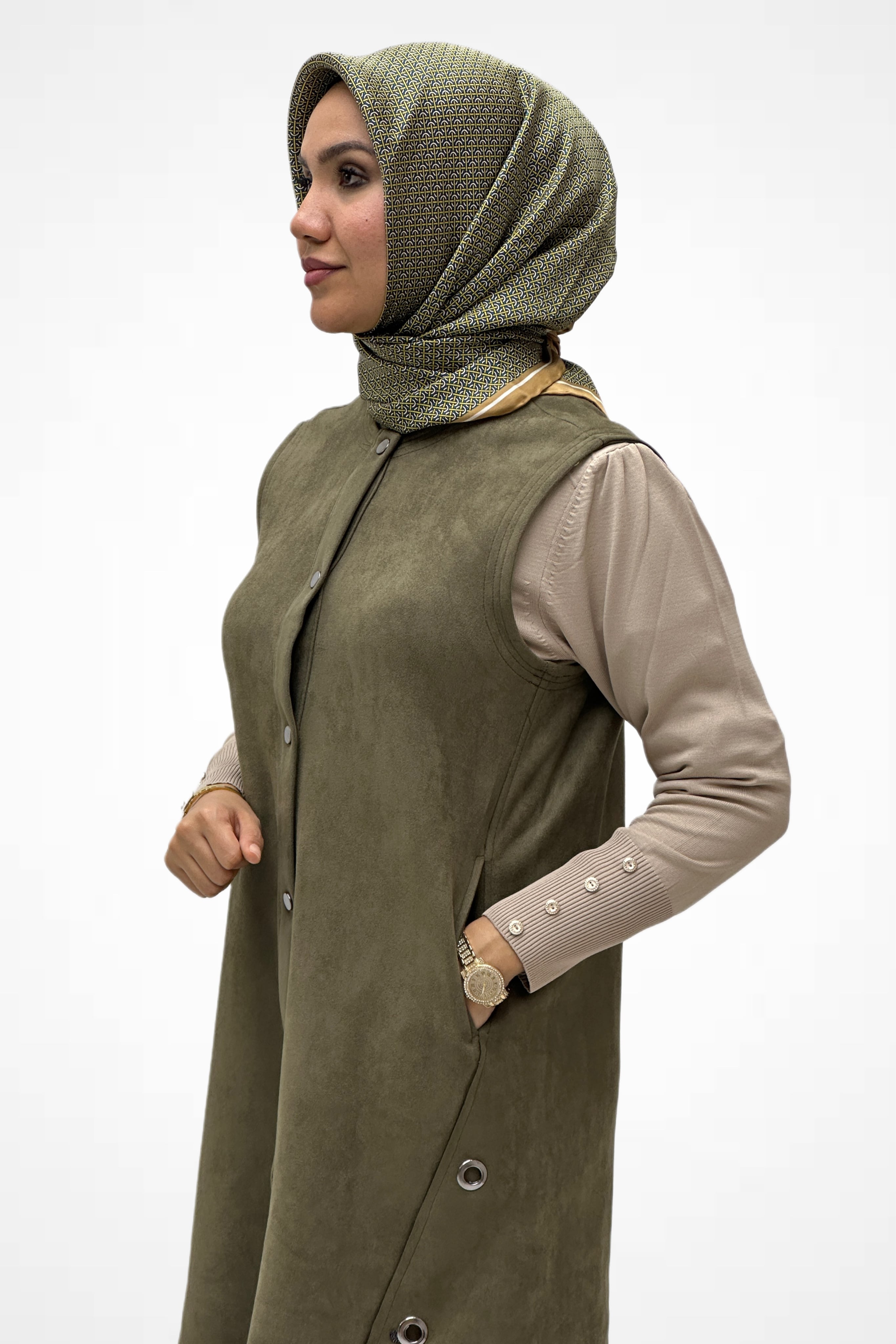Süet Yelek 175081