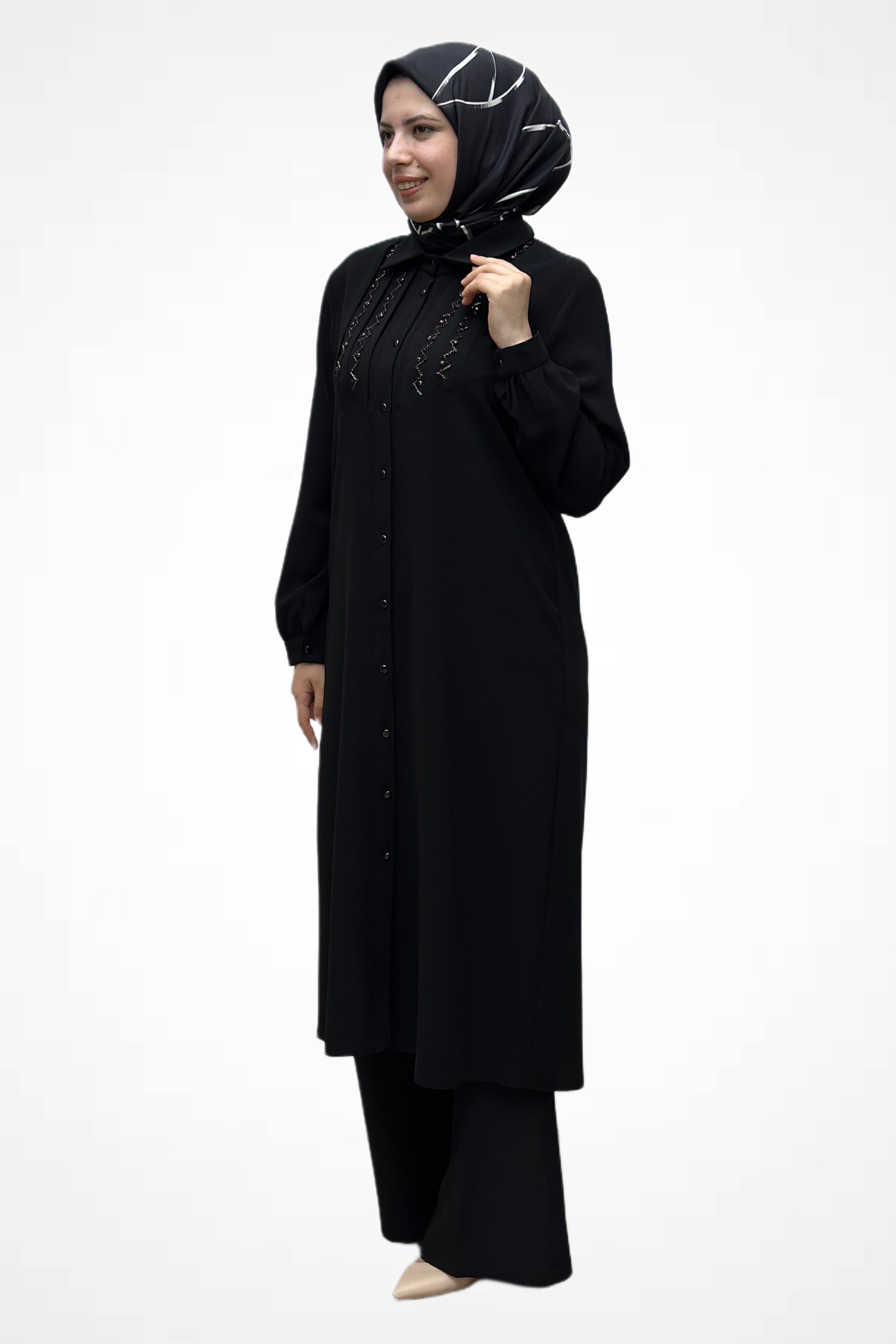 Boncuklu Tunik A1588