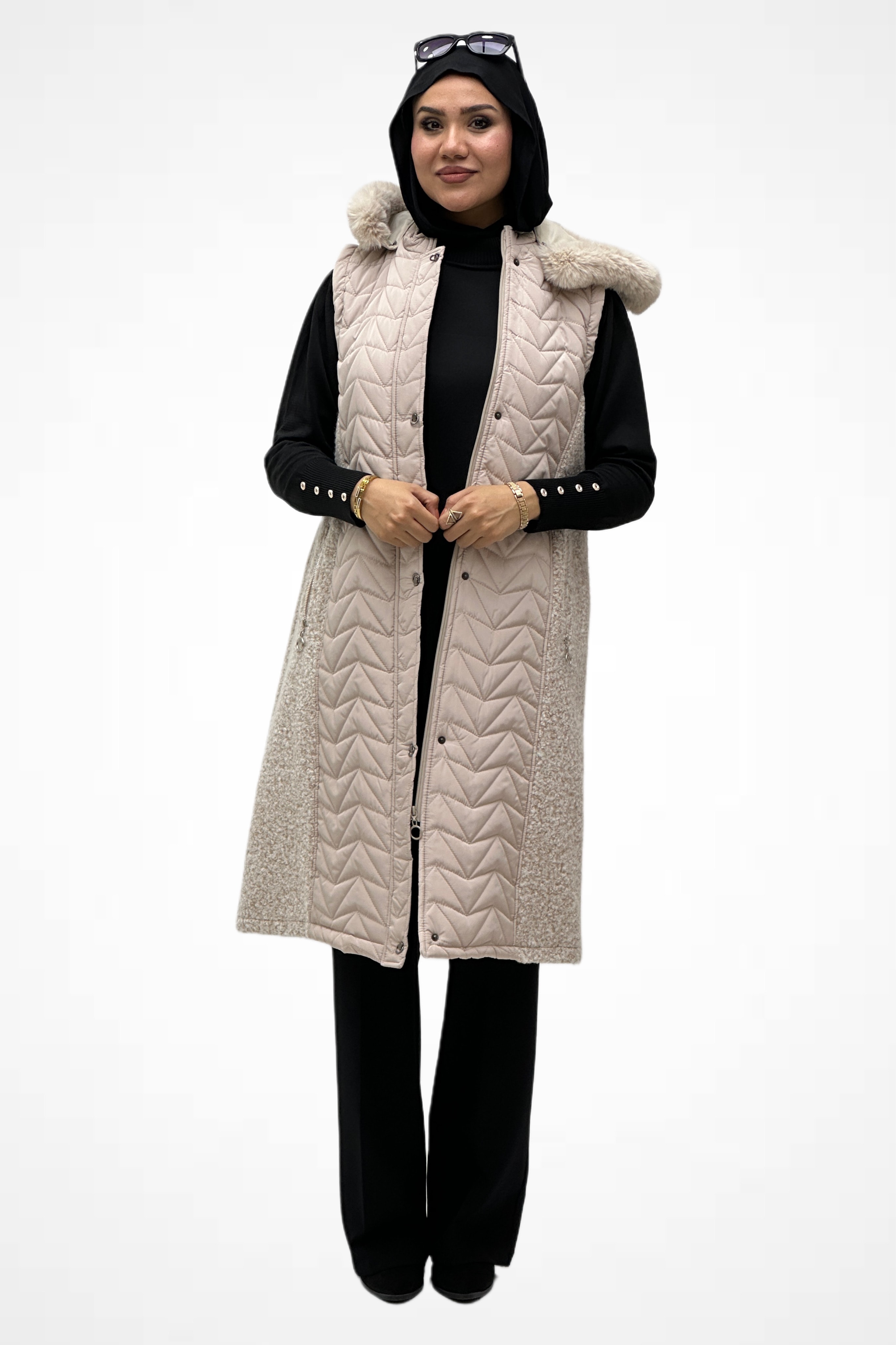 Kapitone Buklet Yelek 24171