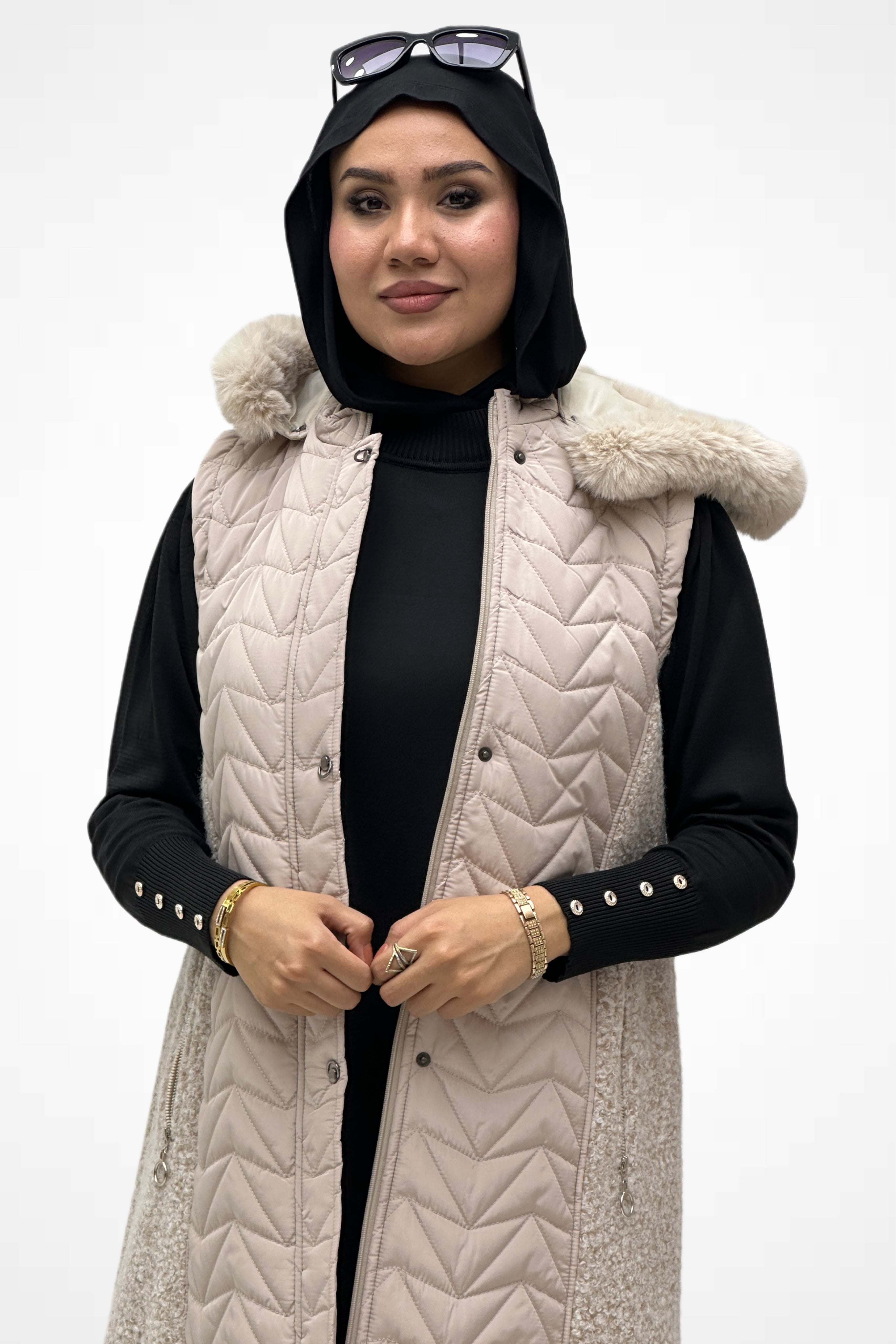 Kapitone Buklet Yelek 24171