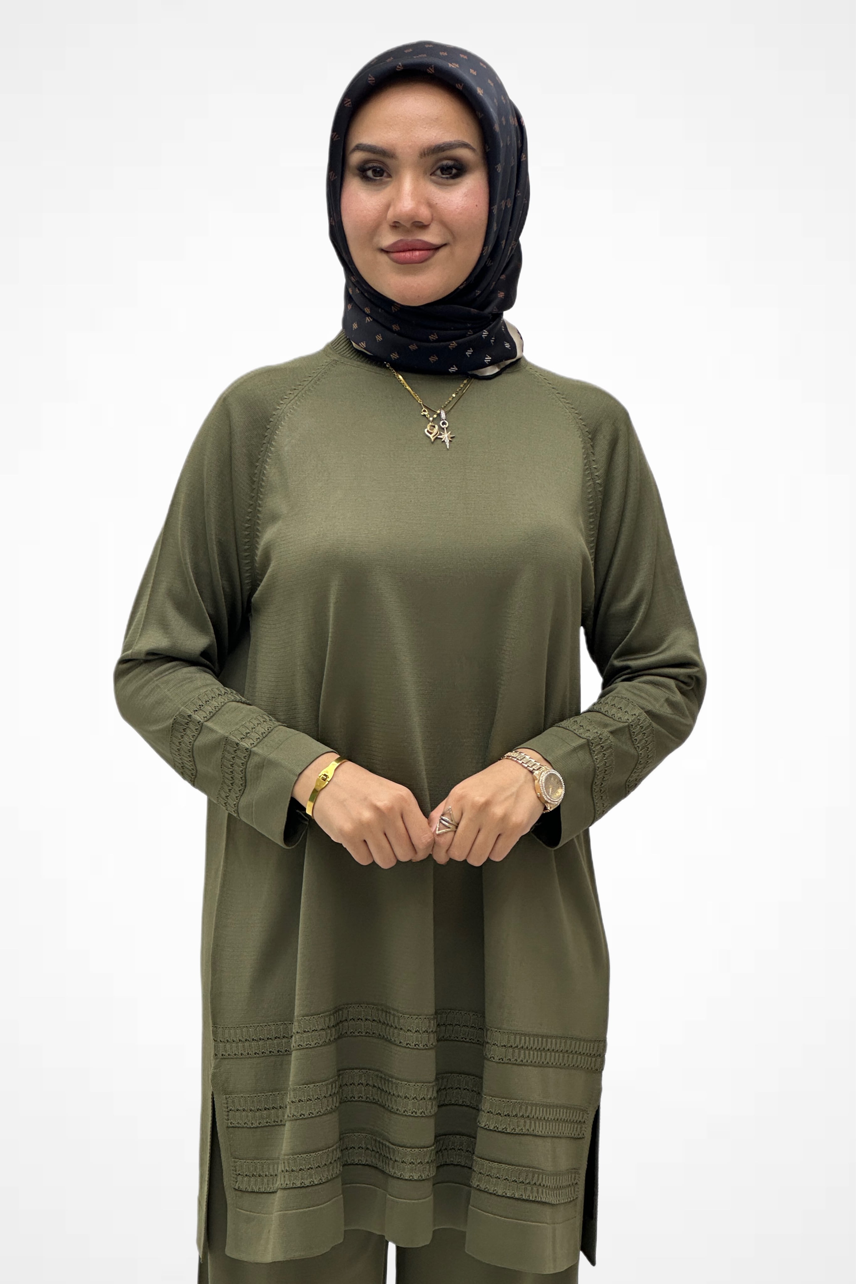 Merserize Pantolonlu Takım 35123
