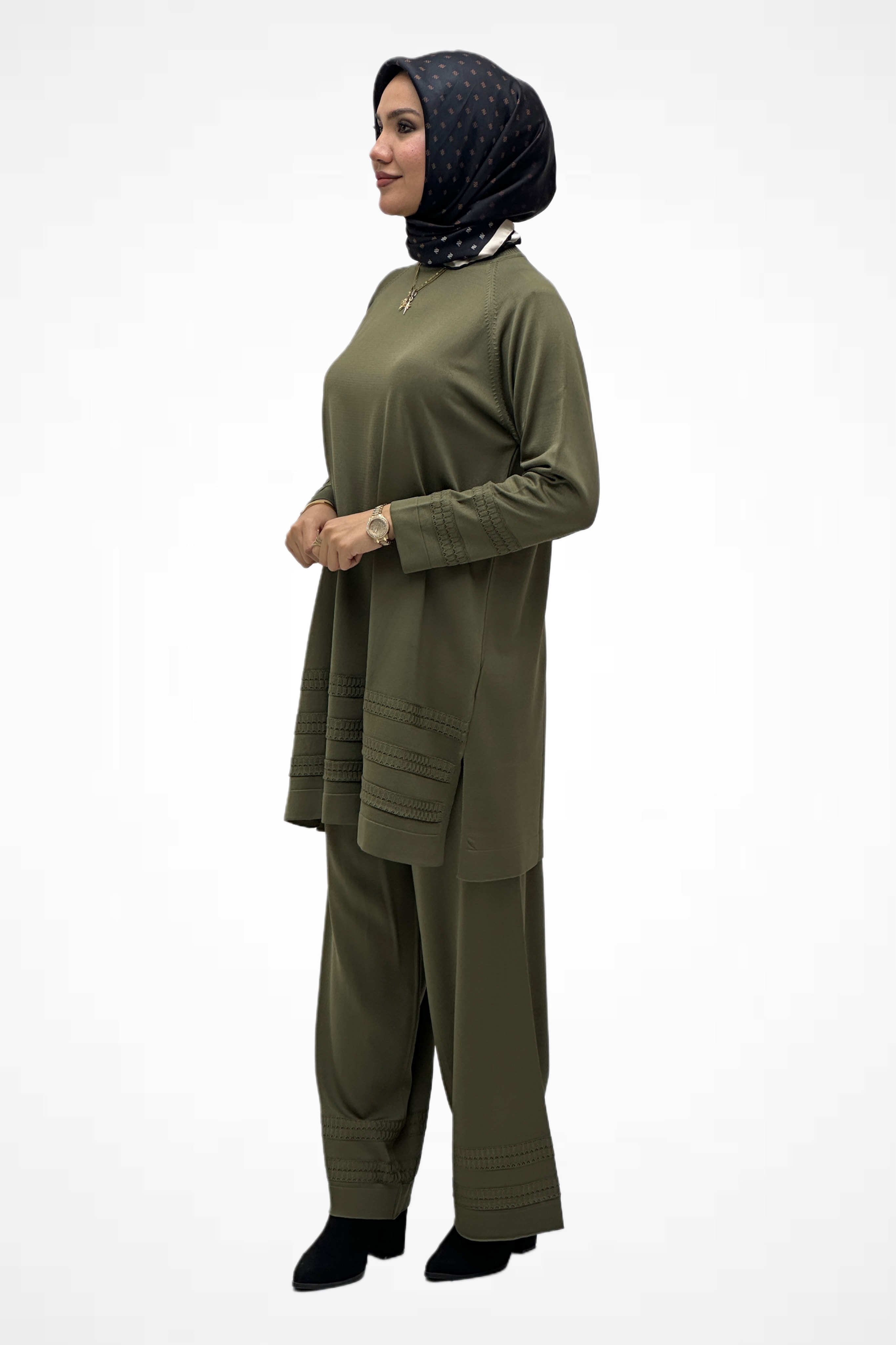 Merserize Pantolonlu Takım 35123