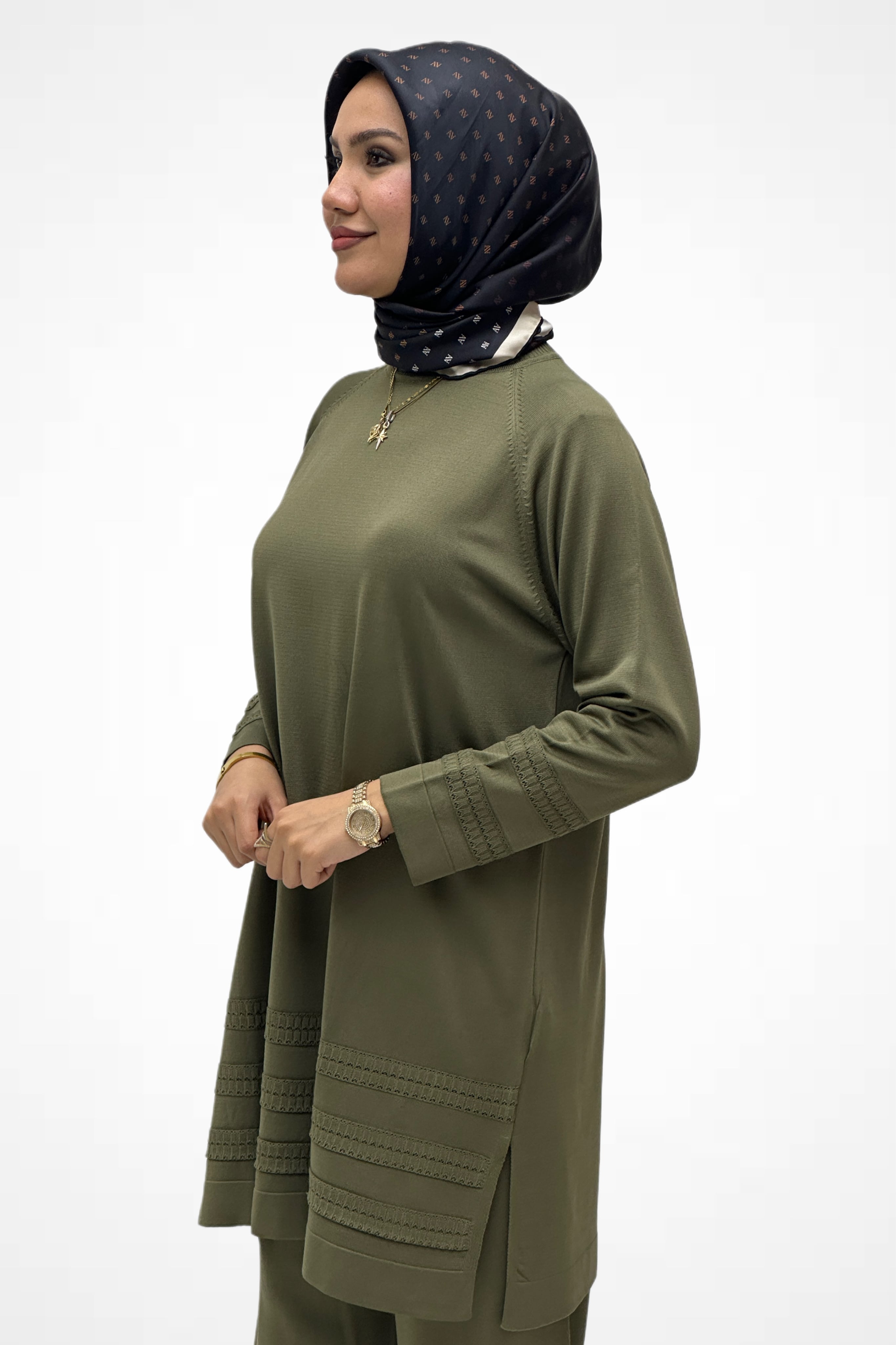 Merserize Pantolonlu Takım 35123