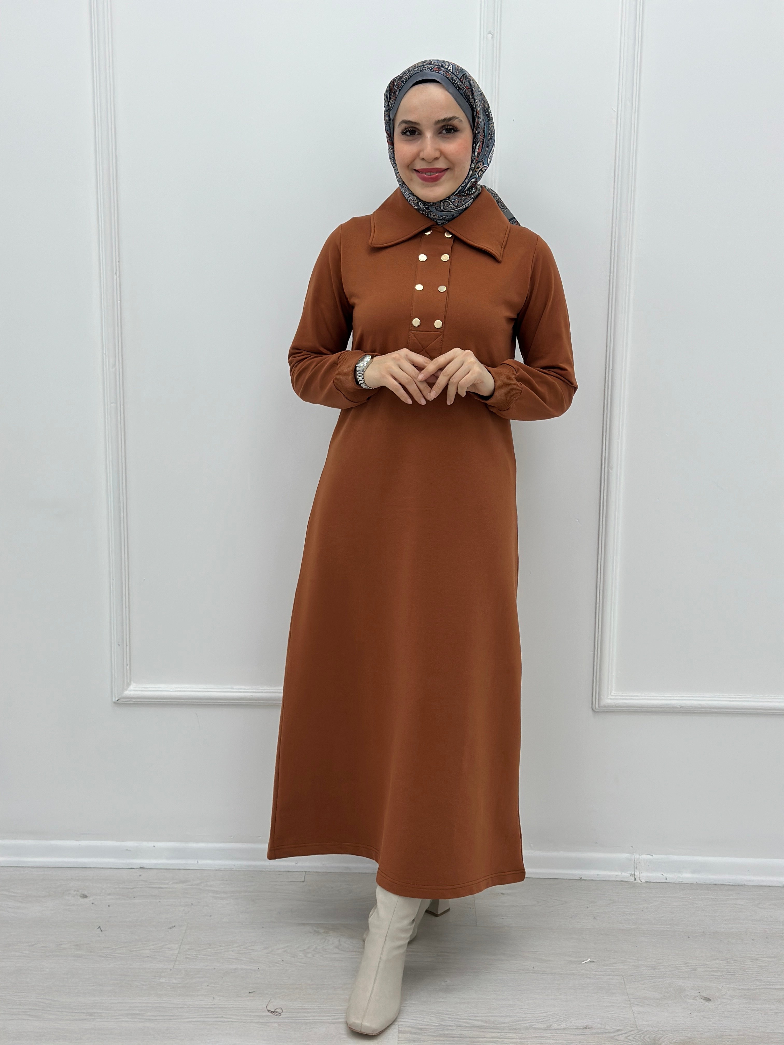Çıtçıtlı Elbise 2225