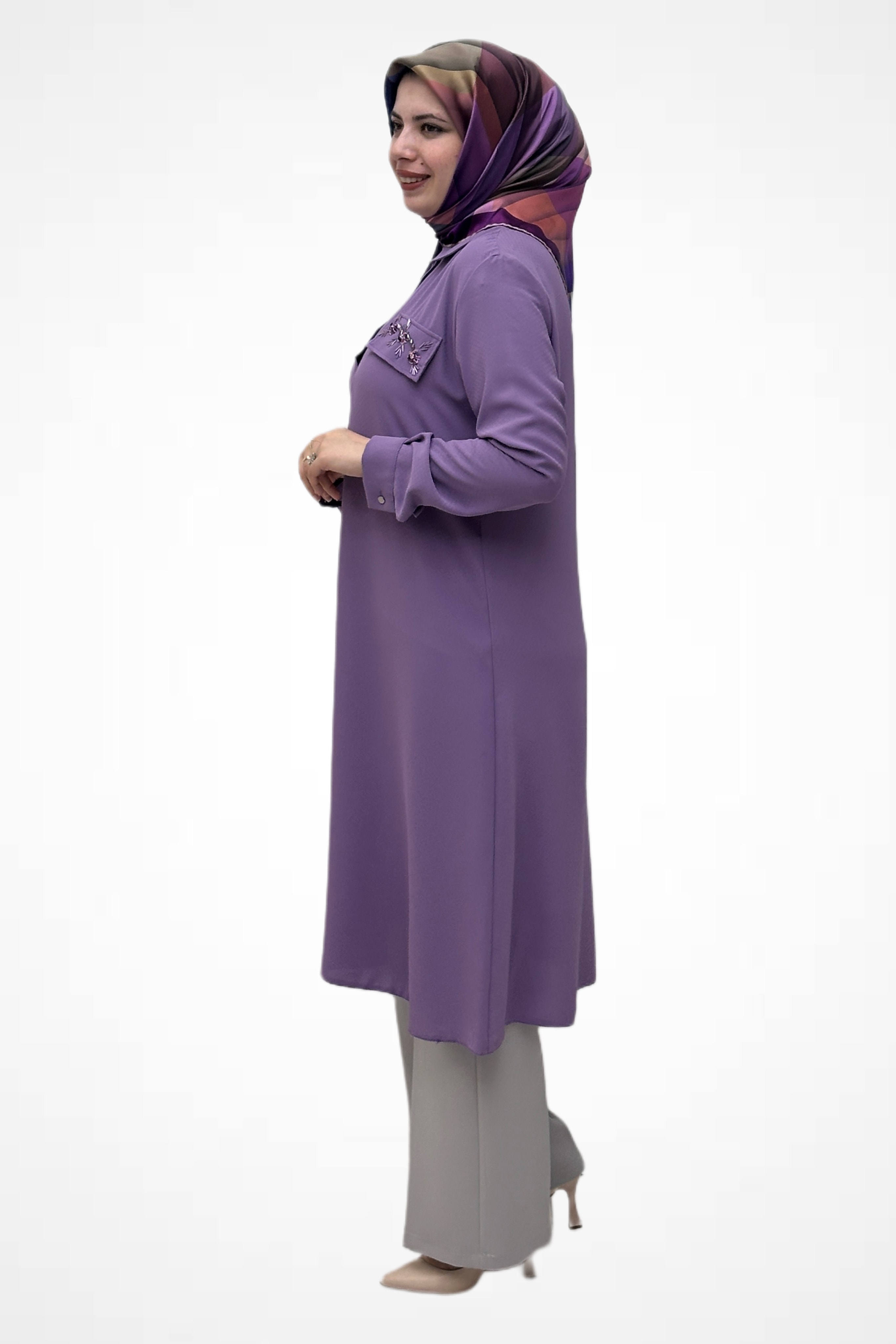 İşlemeli Tunik 2101