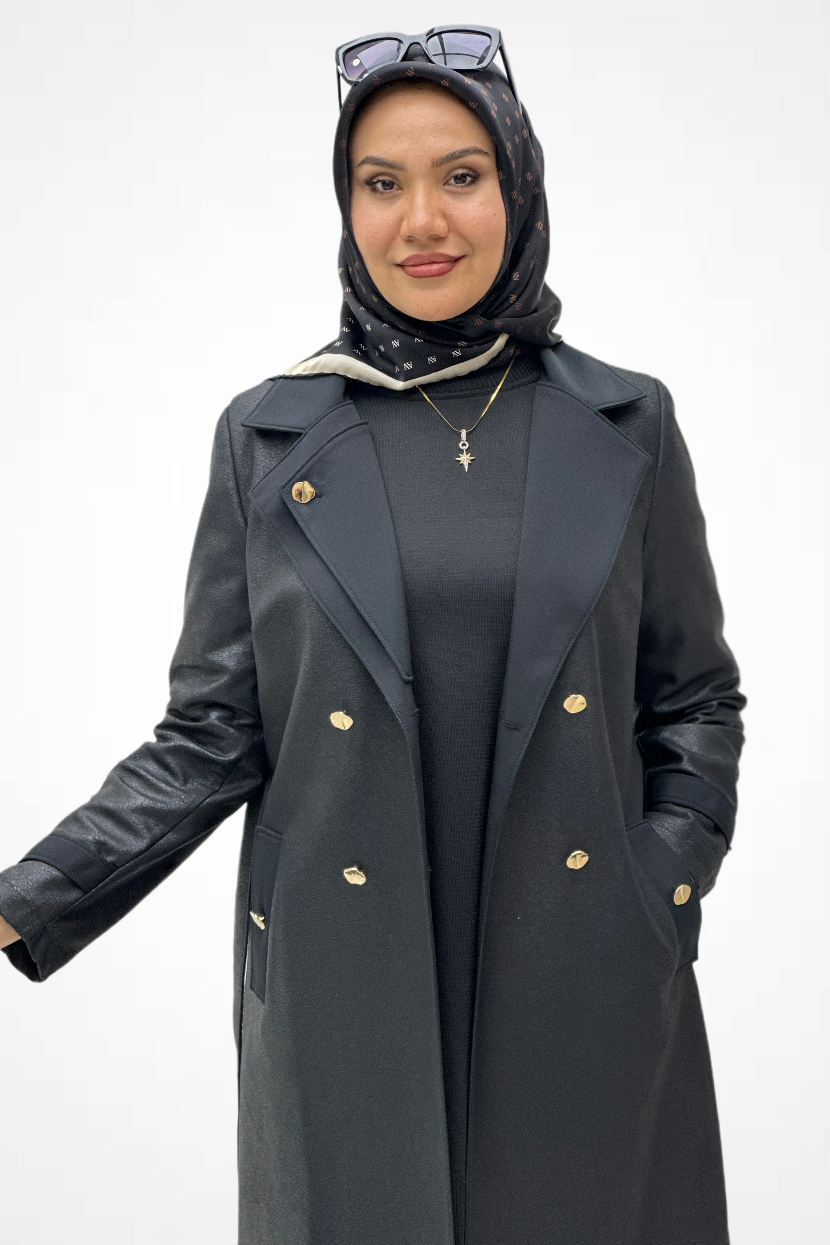 Gold Düğmeli Trenç 2037