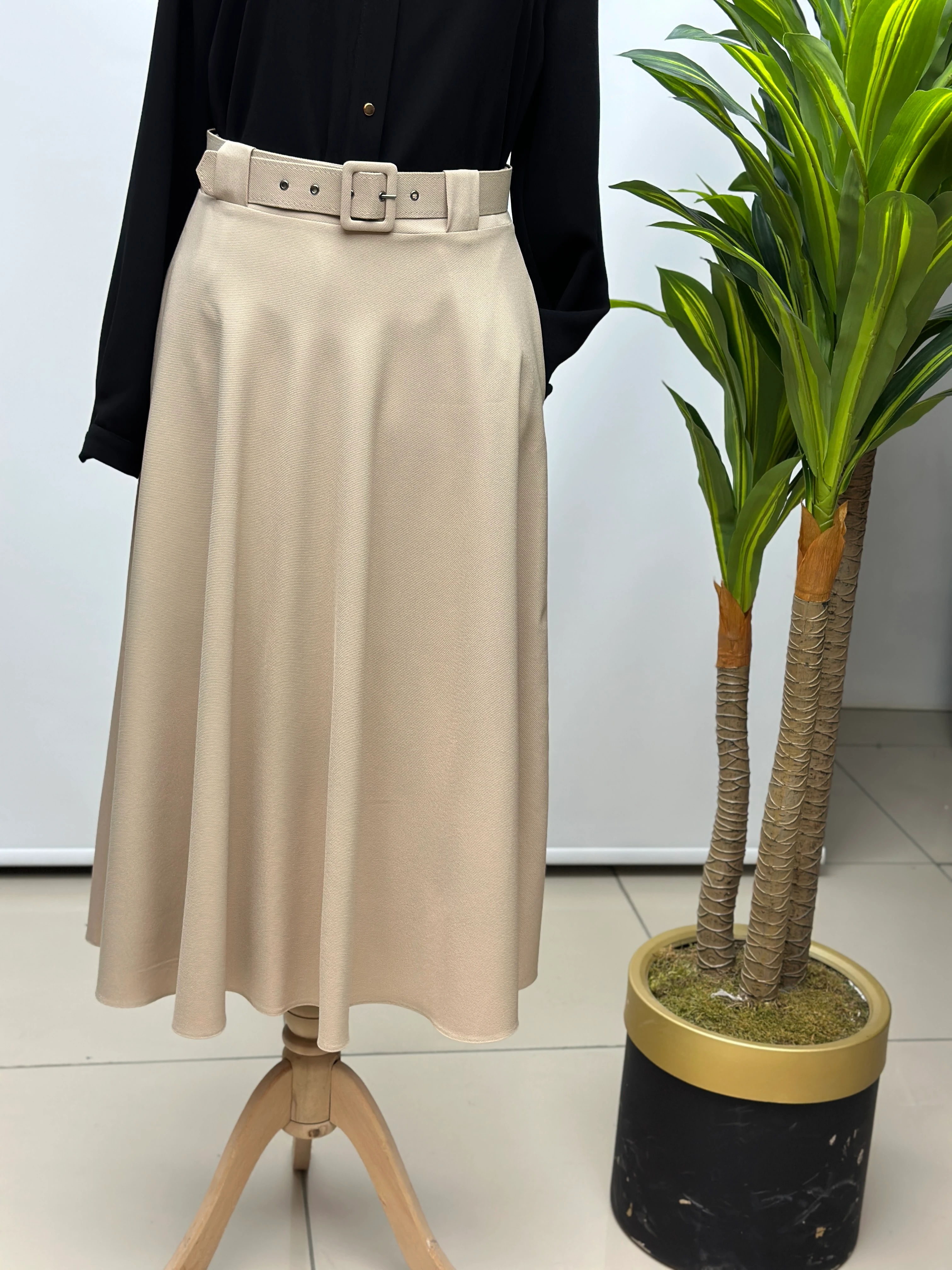 Kemerli Kloş Etek 457