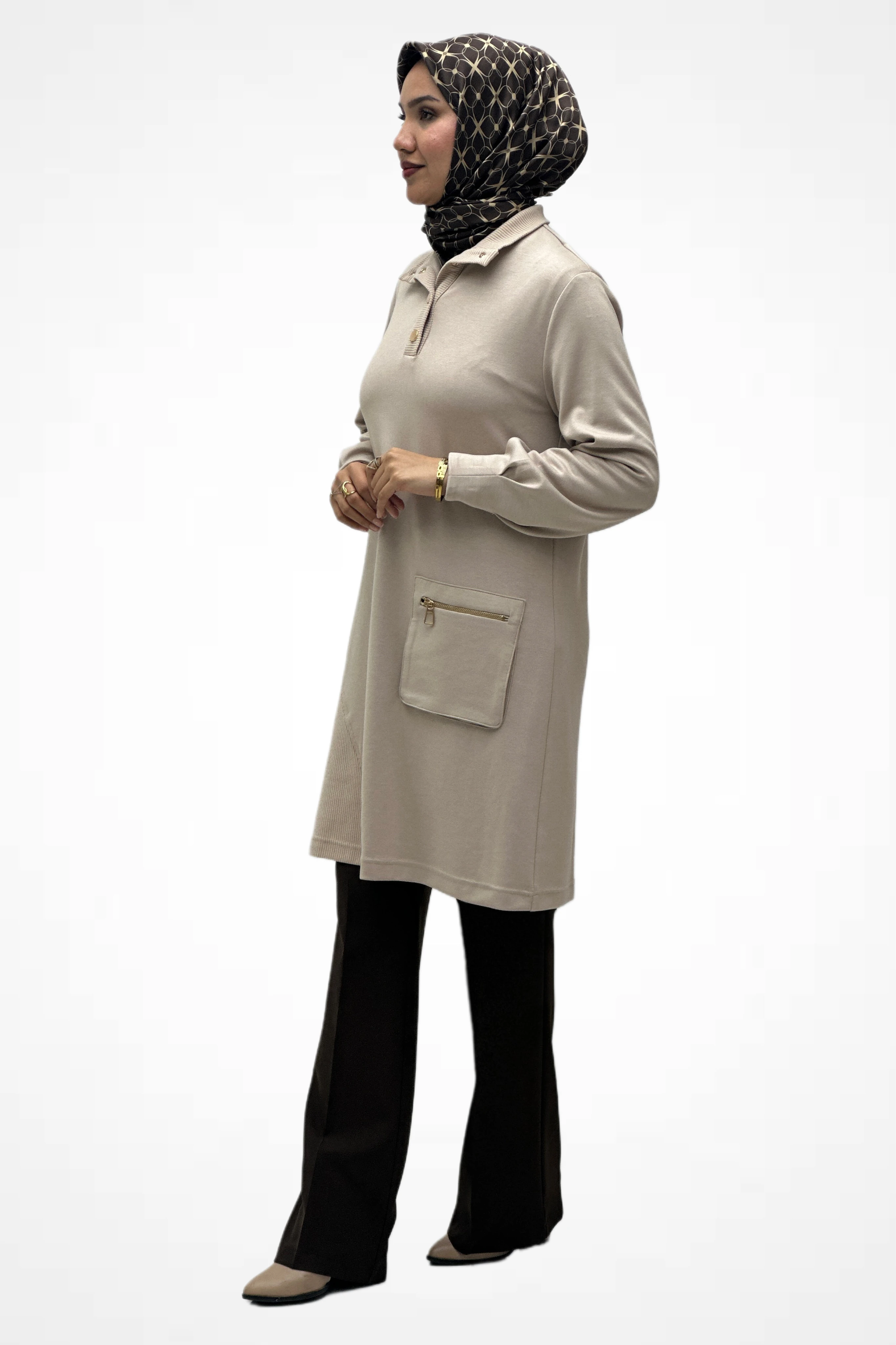 Cep Detaylı Tunik 1133