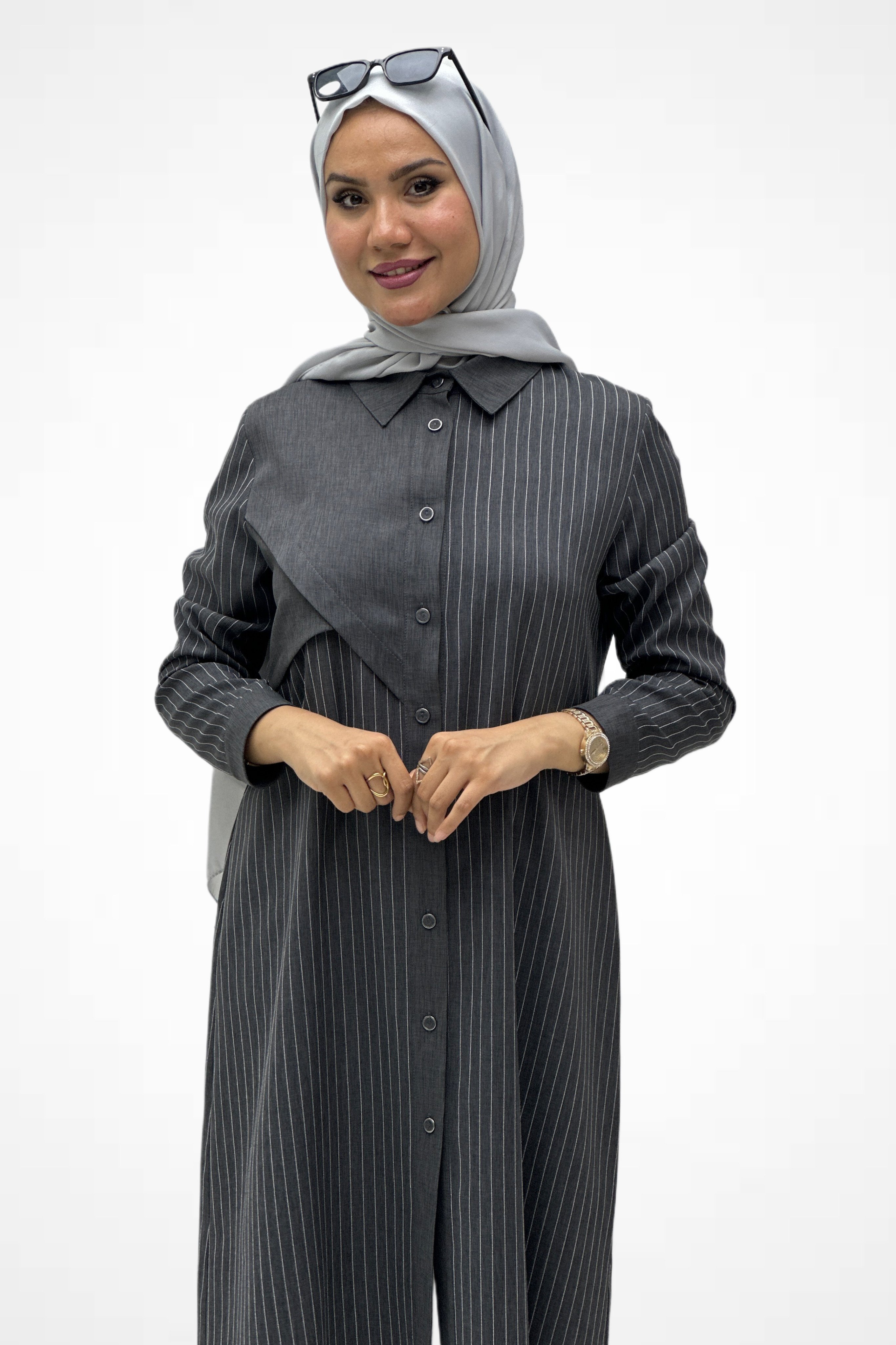 Çizgili Tunik 2924