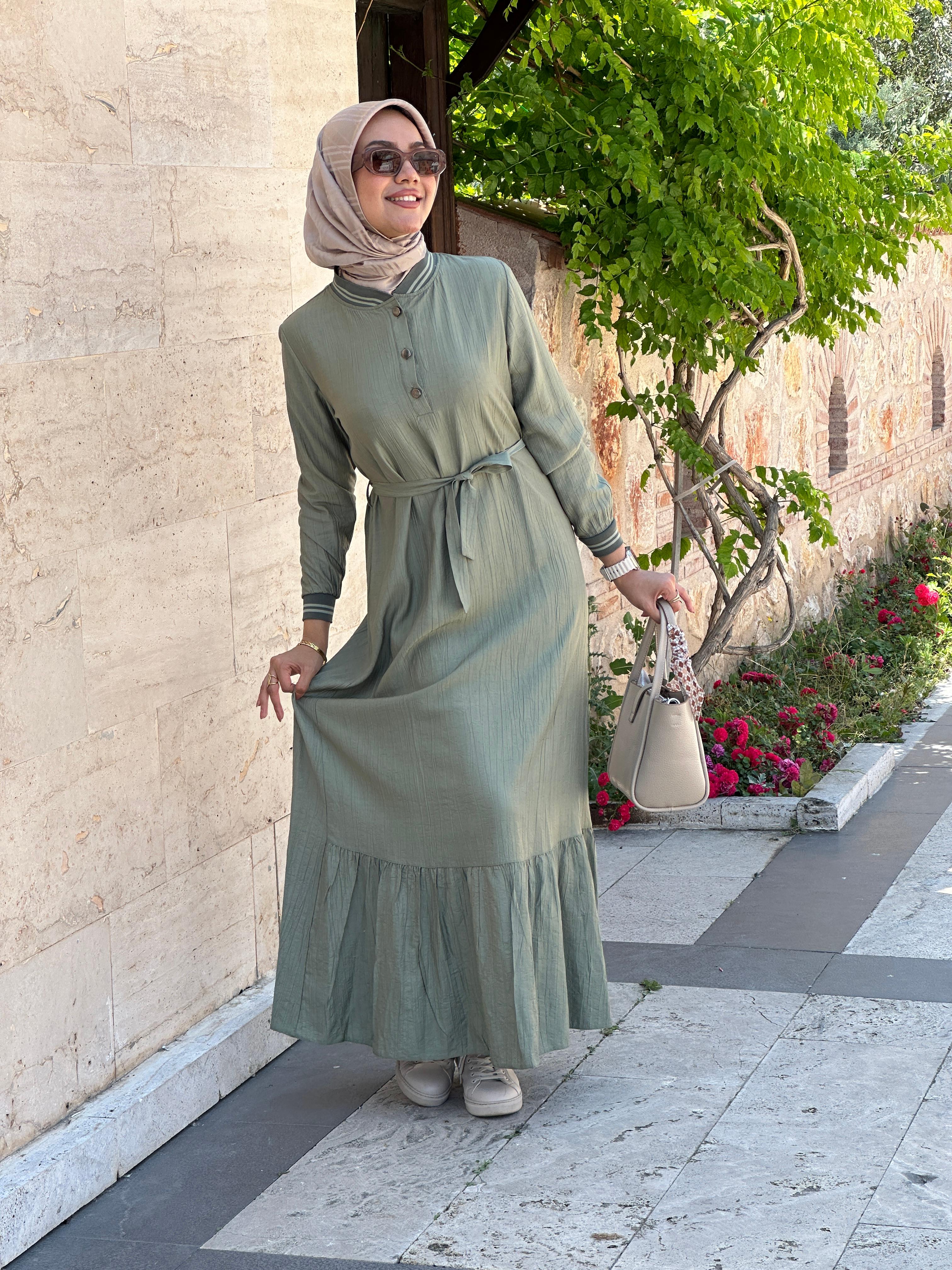 Ribanalı Elbise 2122
