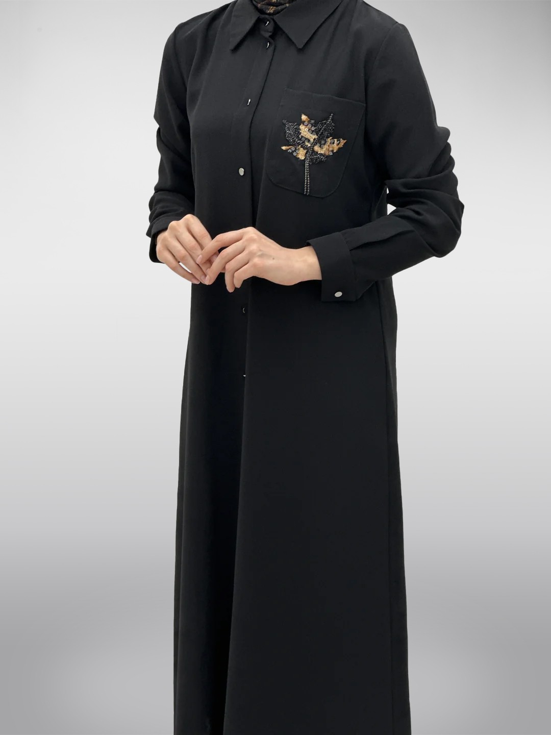 Yaprak İşlemeli Tunik 2081