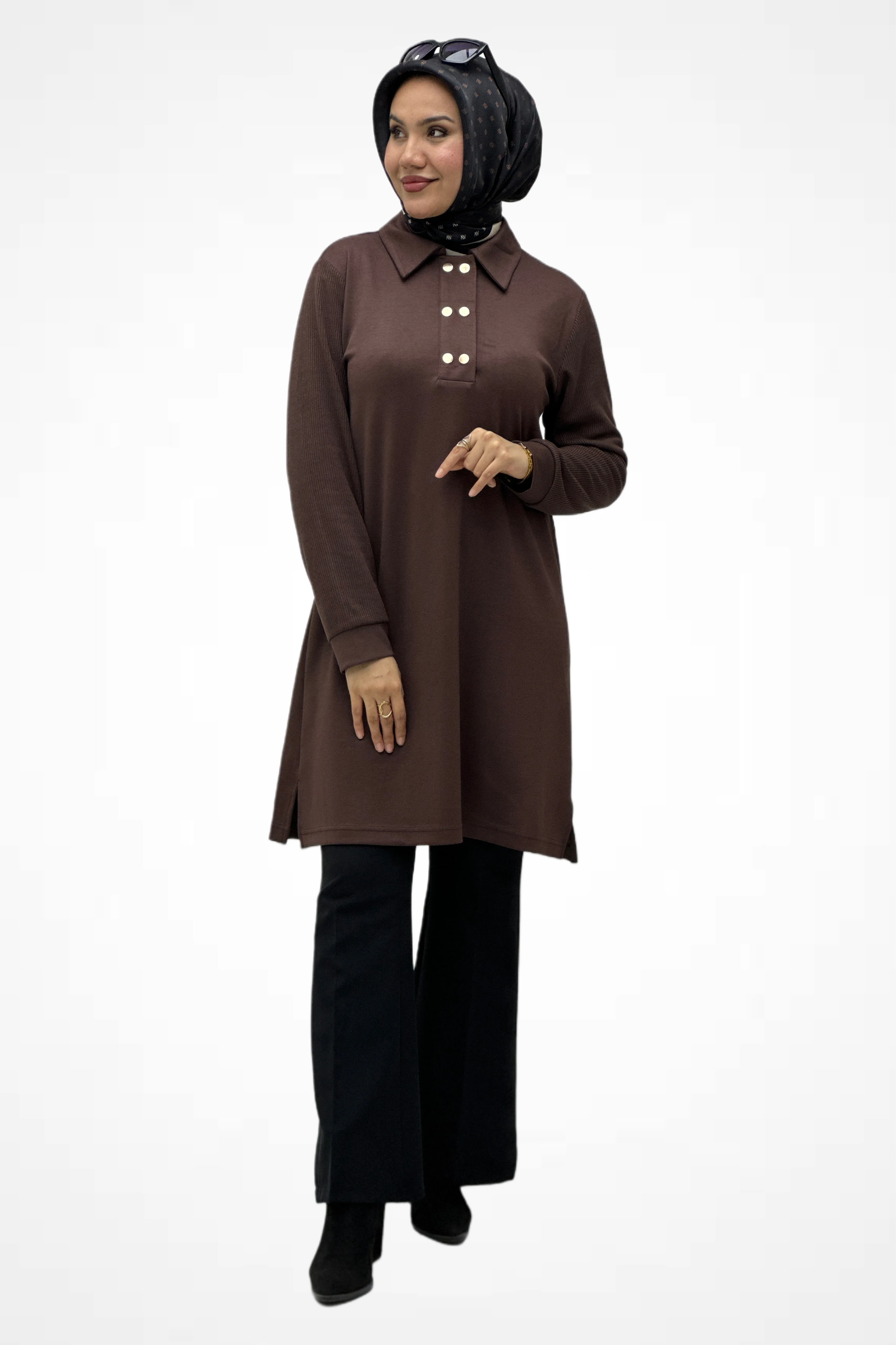 Çıtçıt Detaylı Tunik 1143