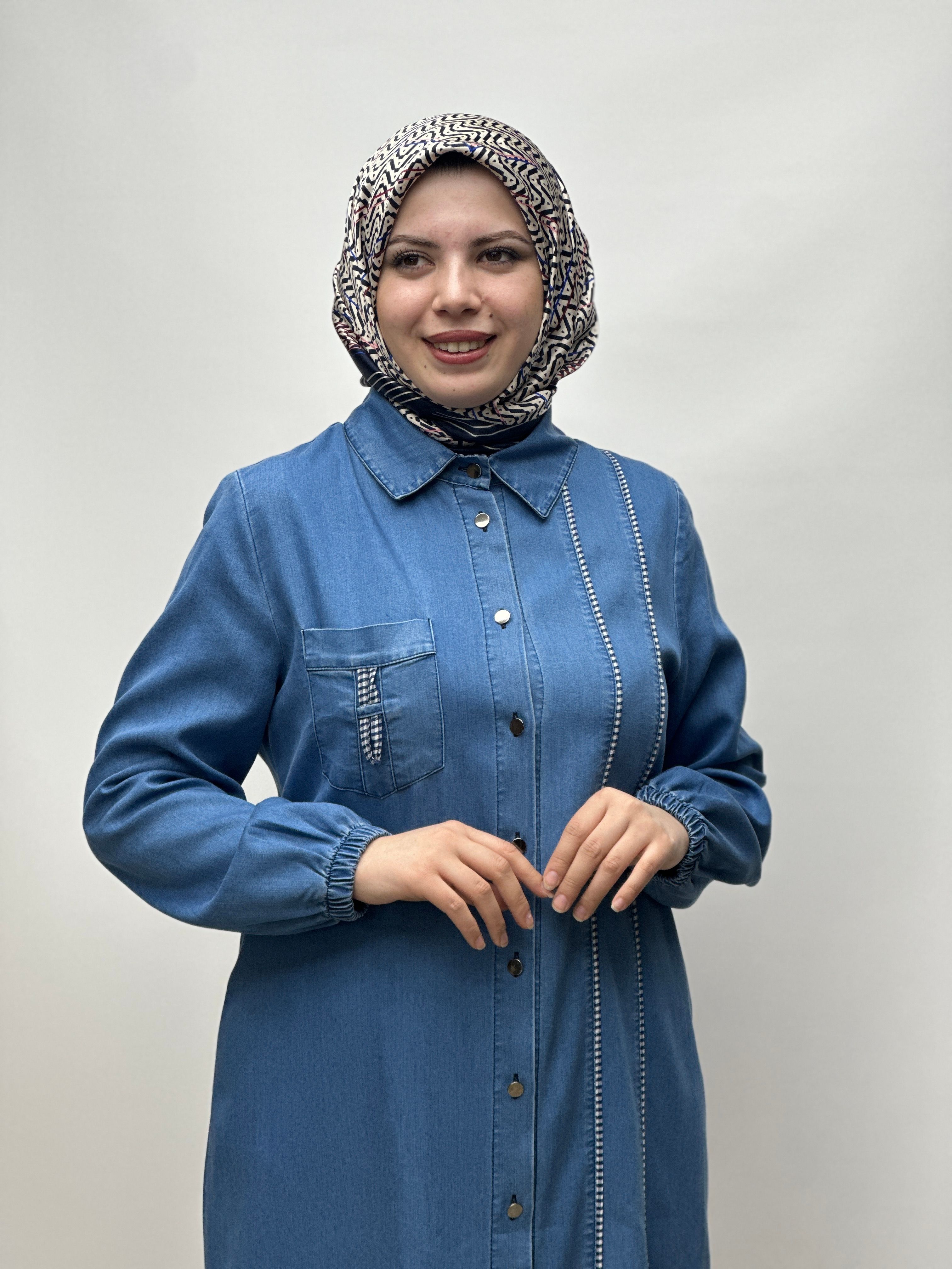 Tensel biyeli tunik 2978