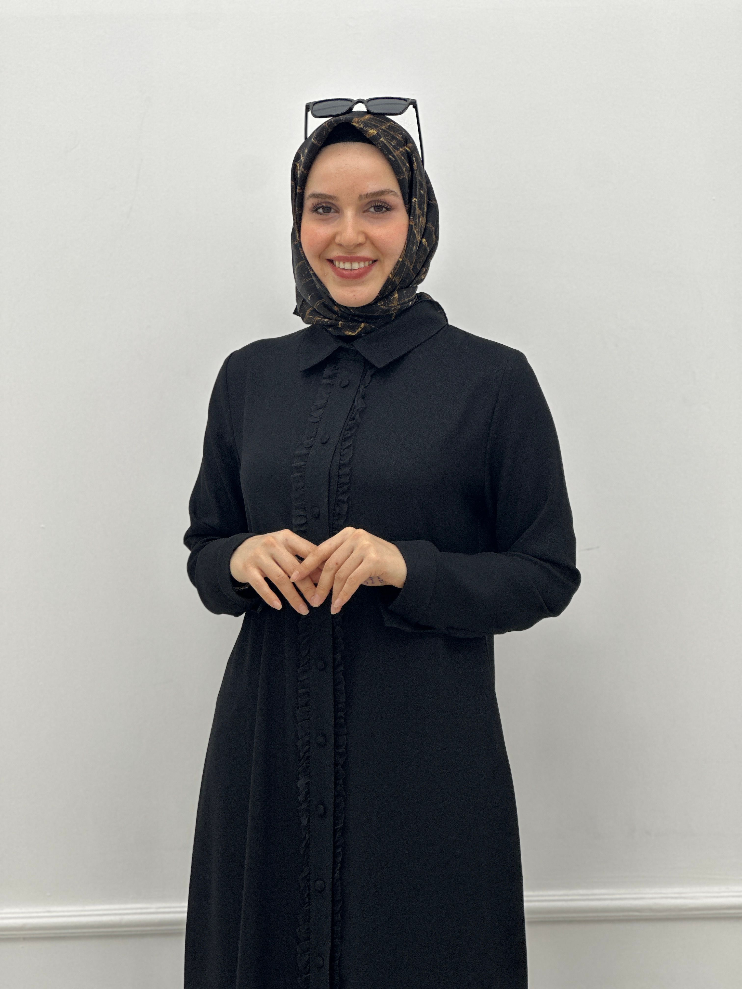 Simli Nervürlü Tunik A4904