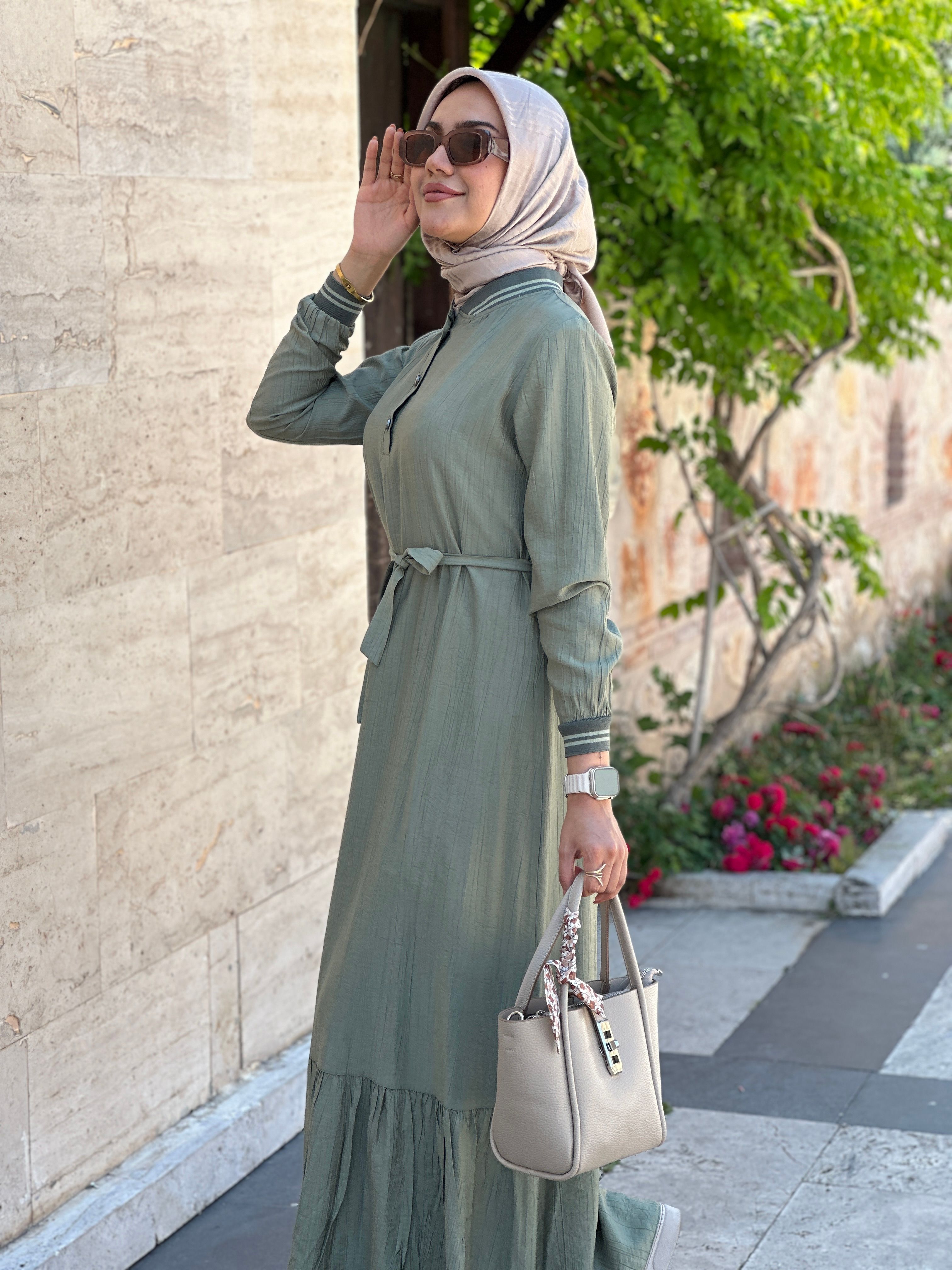 Ribanalı Elbise 2122