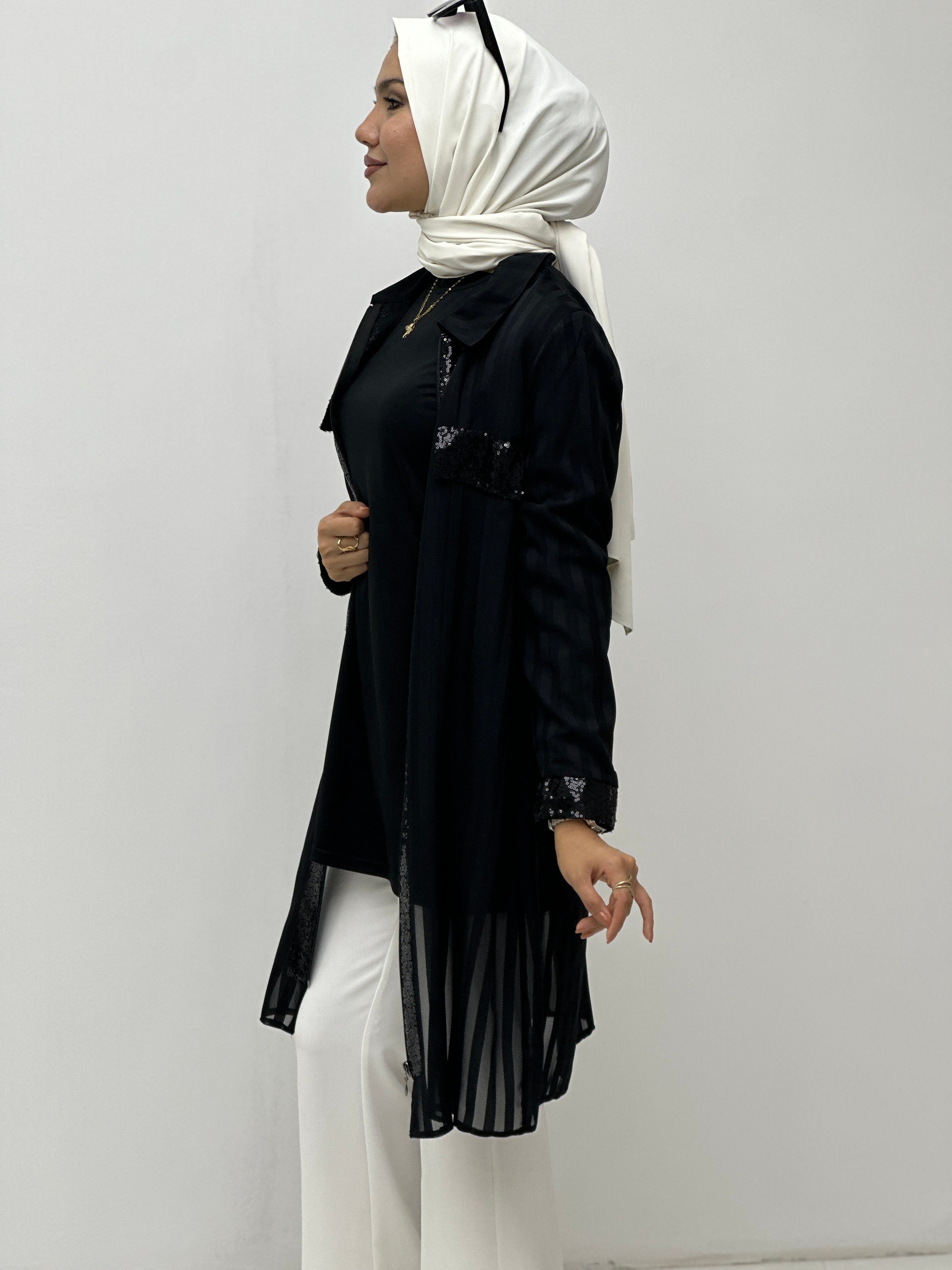 Şifon Payetli Tunik 2952