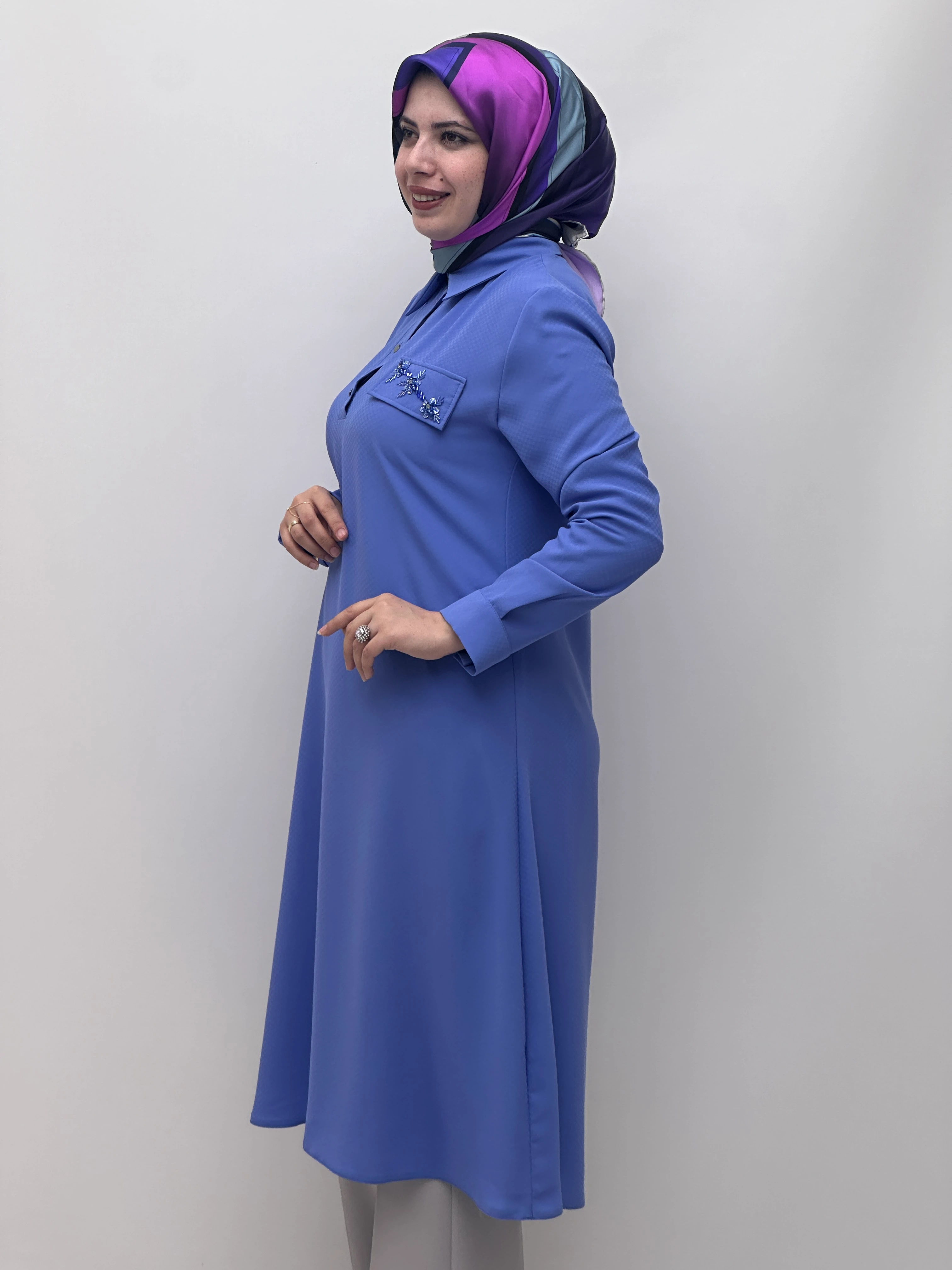 İşlemeli Tunik 2101