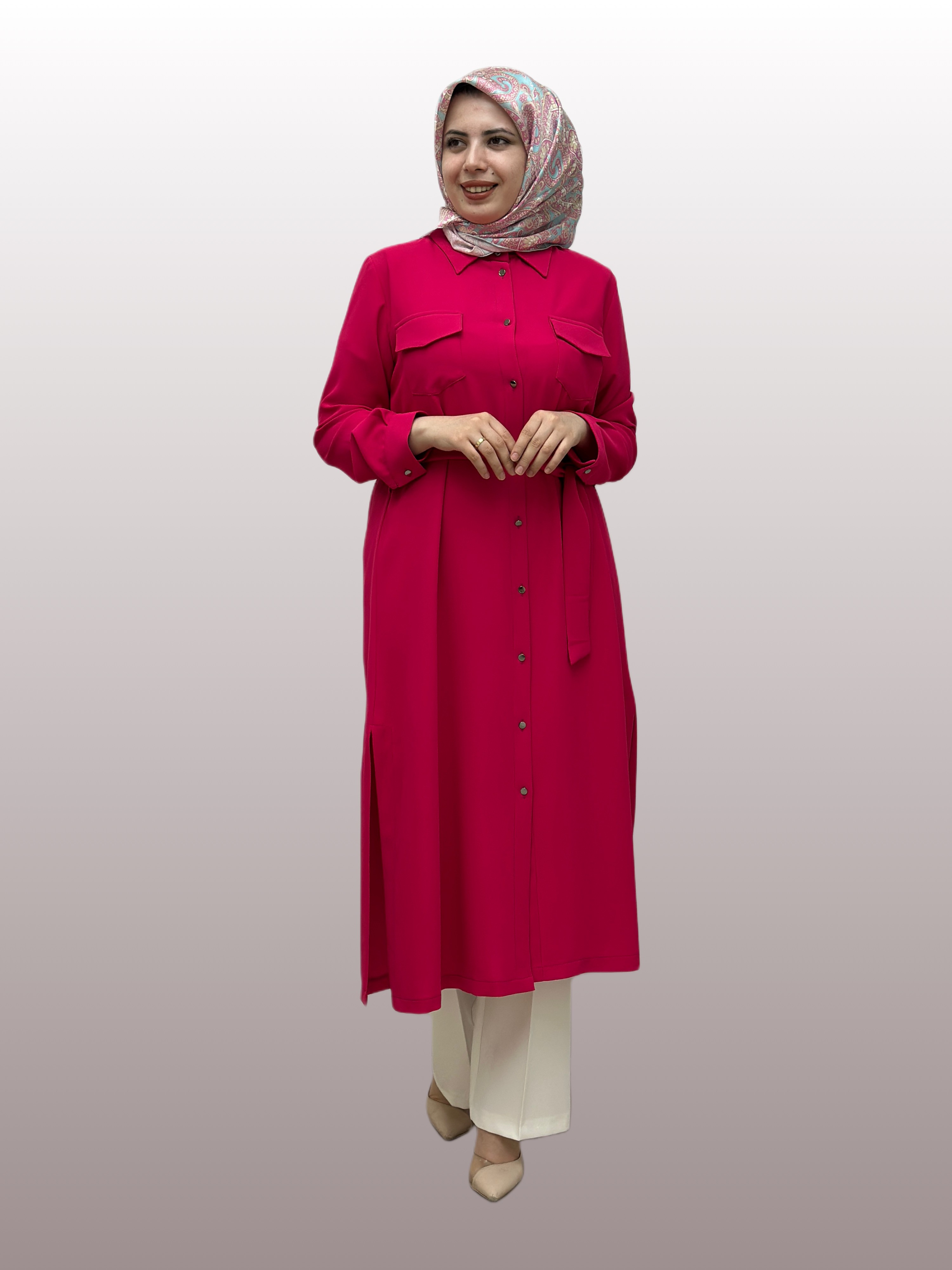 Yırtmaçlı Tunik 2077