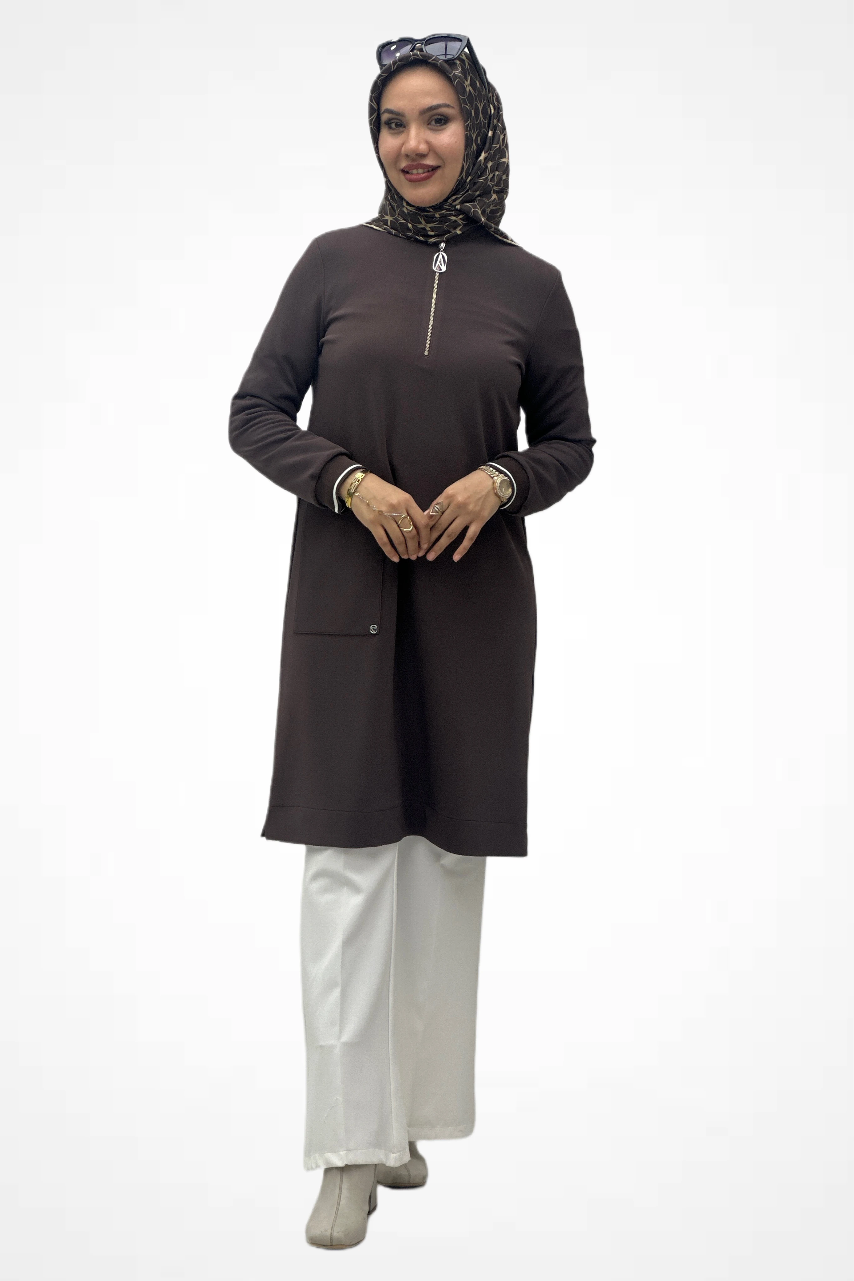 Trend Tek Cepli Tunik  25KT443