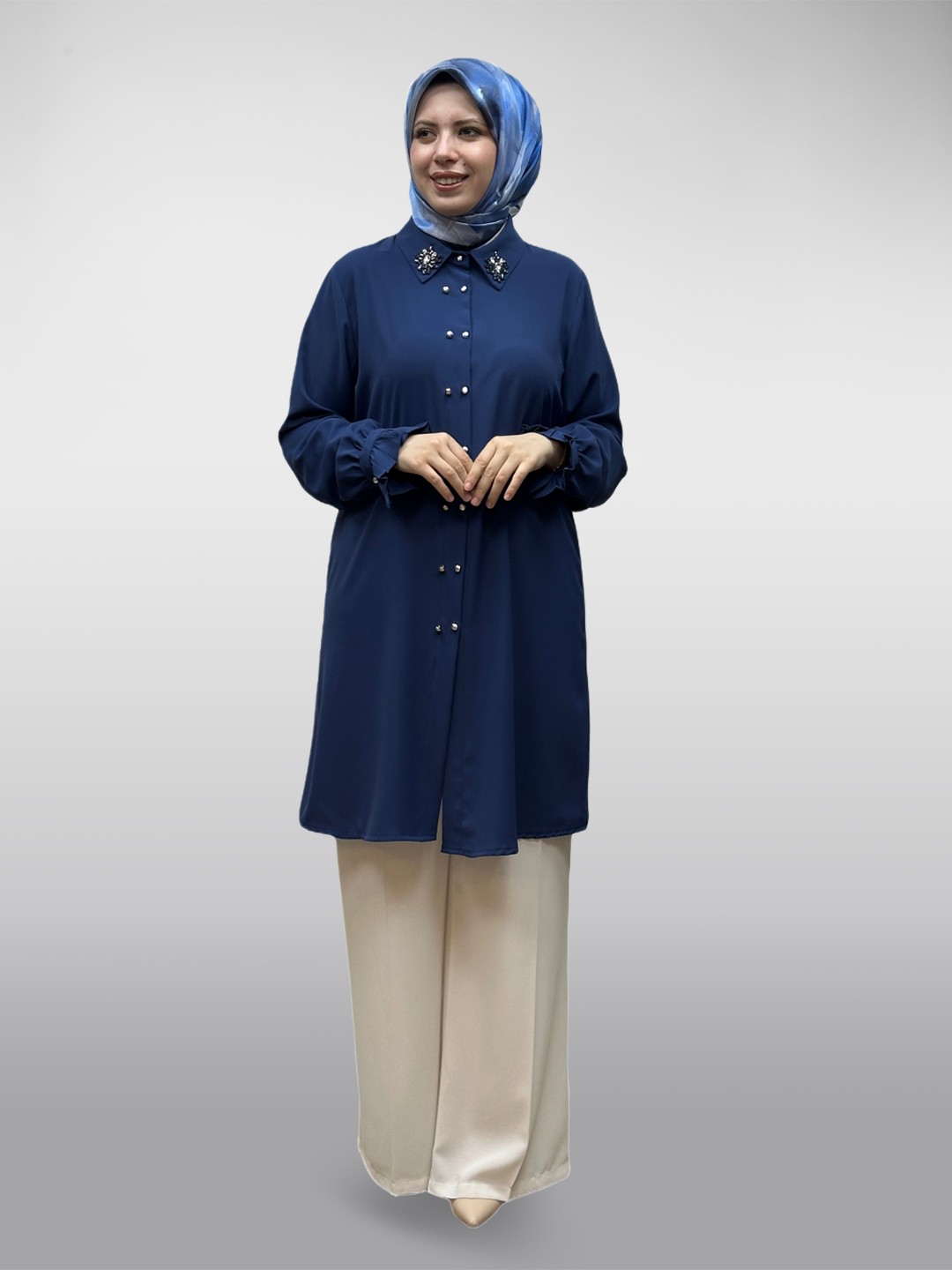 Çift Düğmeli Tunik A5106